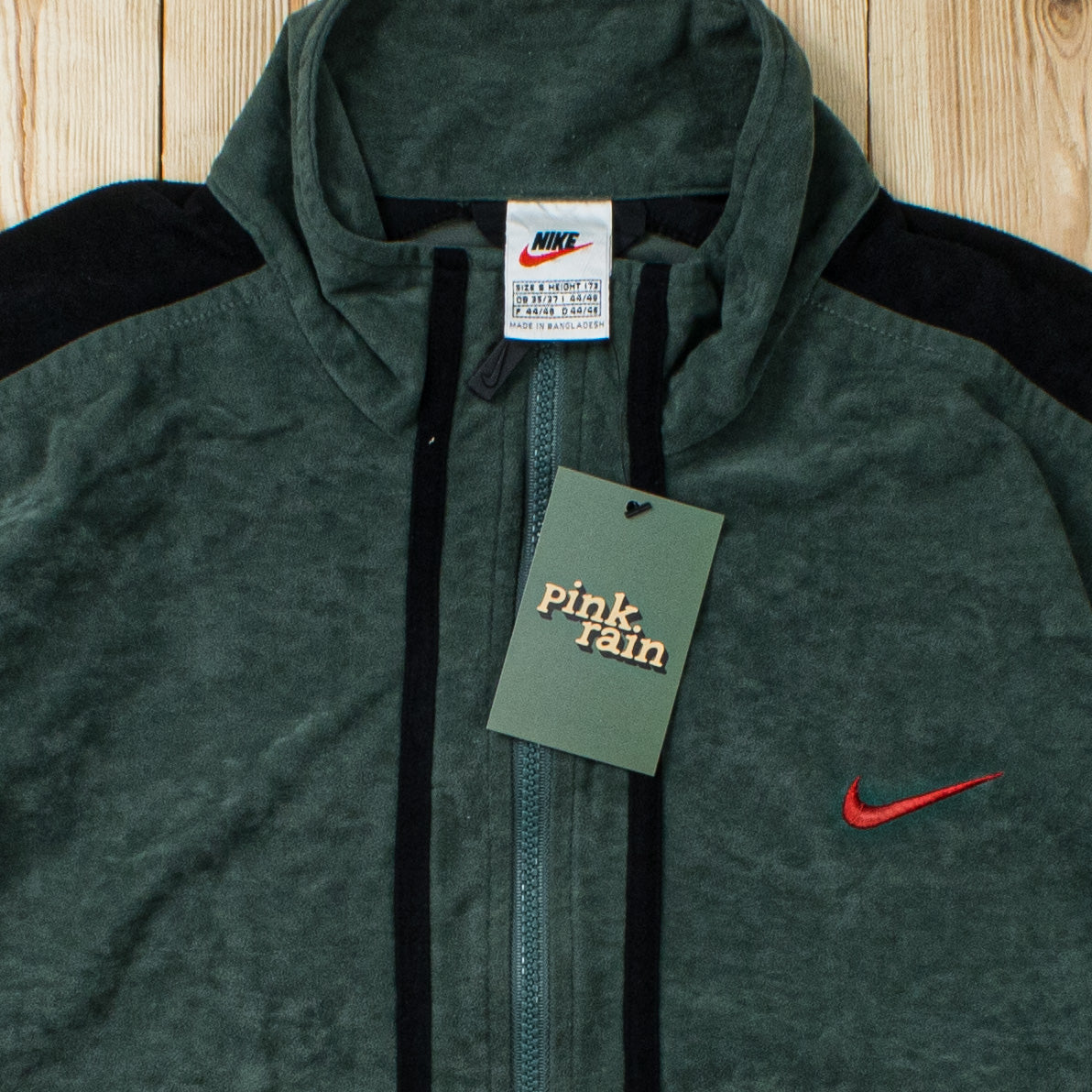 (S) Vintage Nike Essential Embroidered Full-Zip Sweatshirt