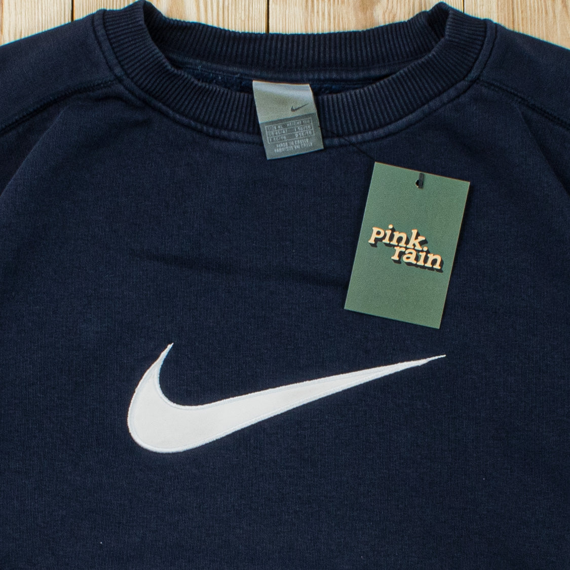 (L) Vintage Nike Swoosh Embroidered Sweatshirt