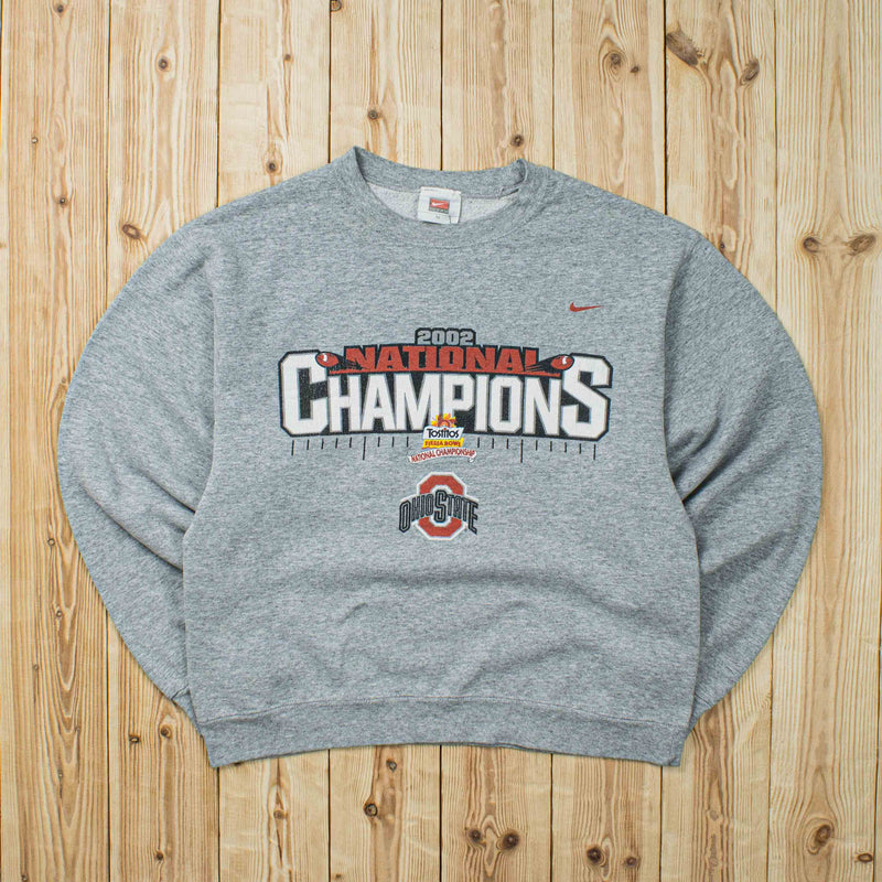 (S) 2002 Nike Ohio State National Champions Sweatshirt