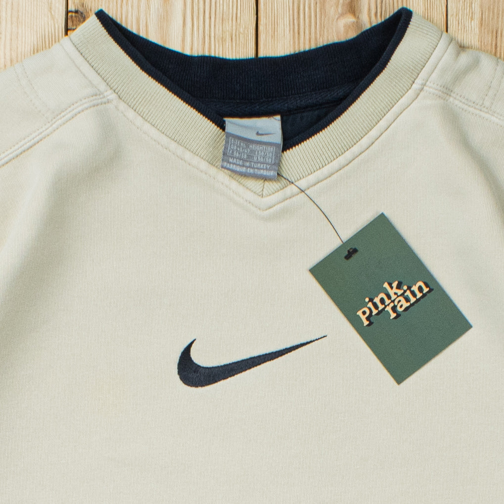 (L) Vintage Nike Swoosh Embroidered Sweatshirt