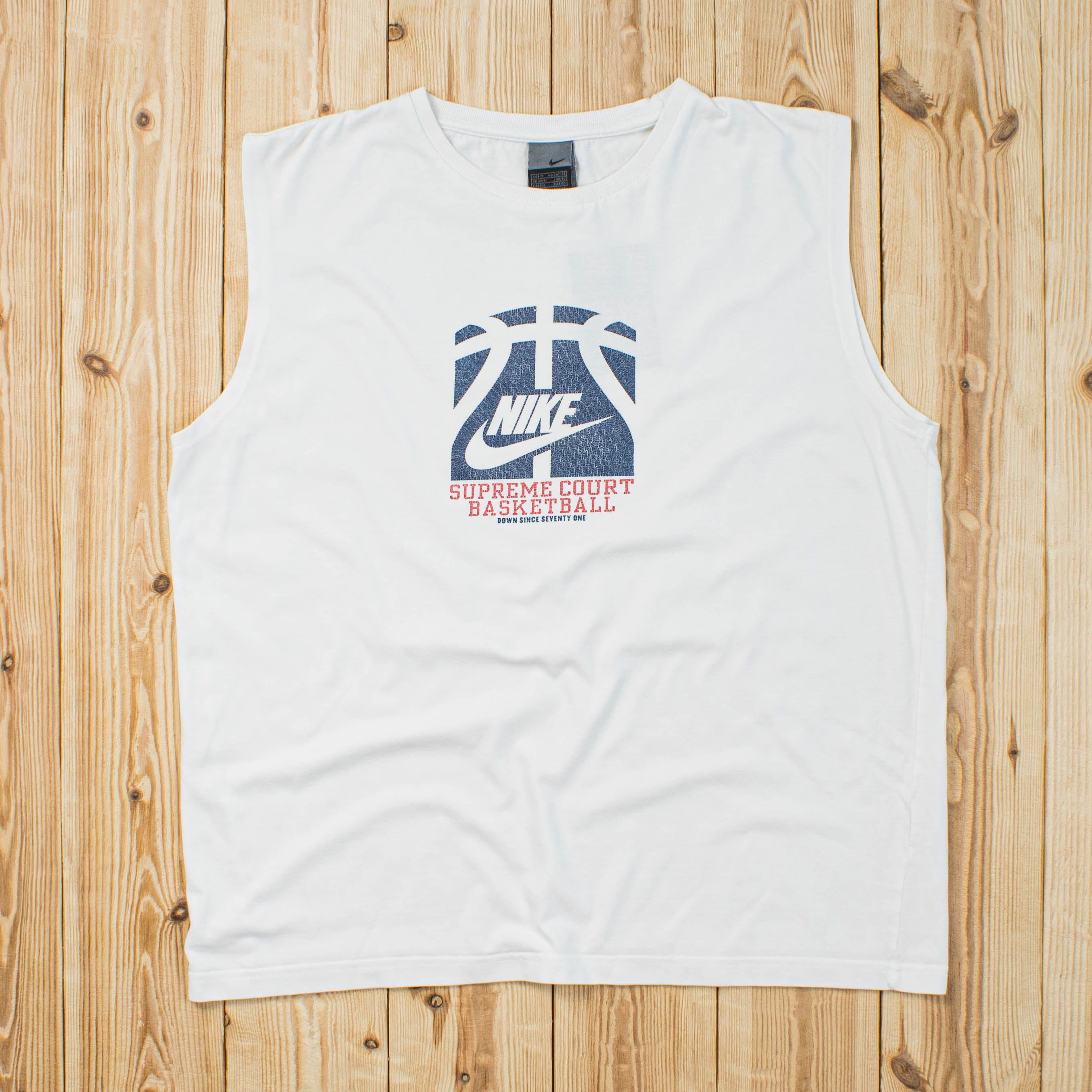 (M) Vintage Nike Supreme Court Basketball Tank Top