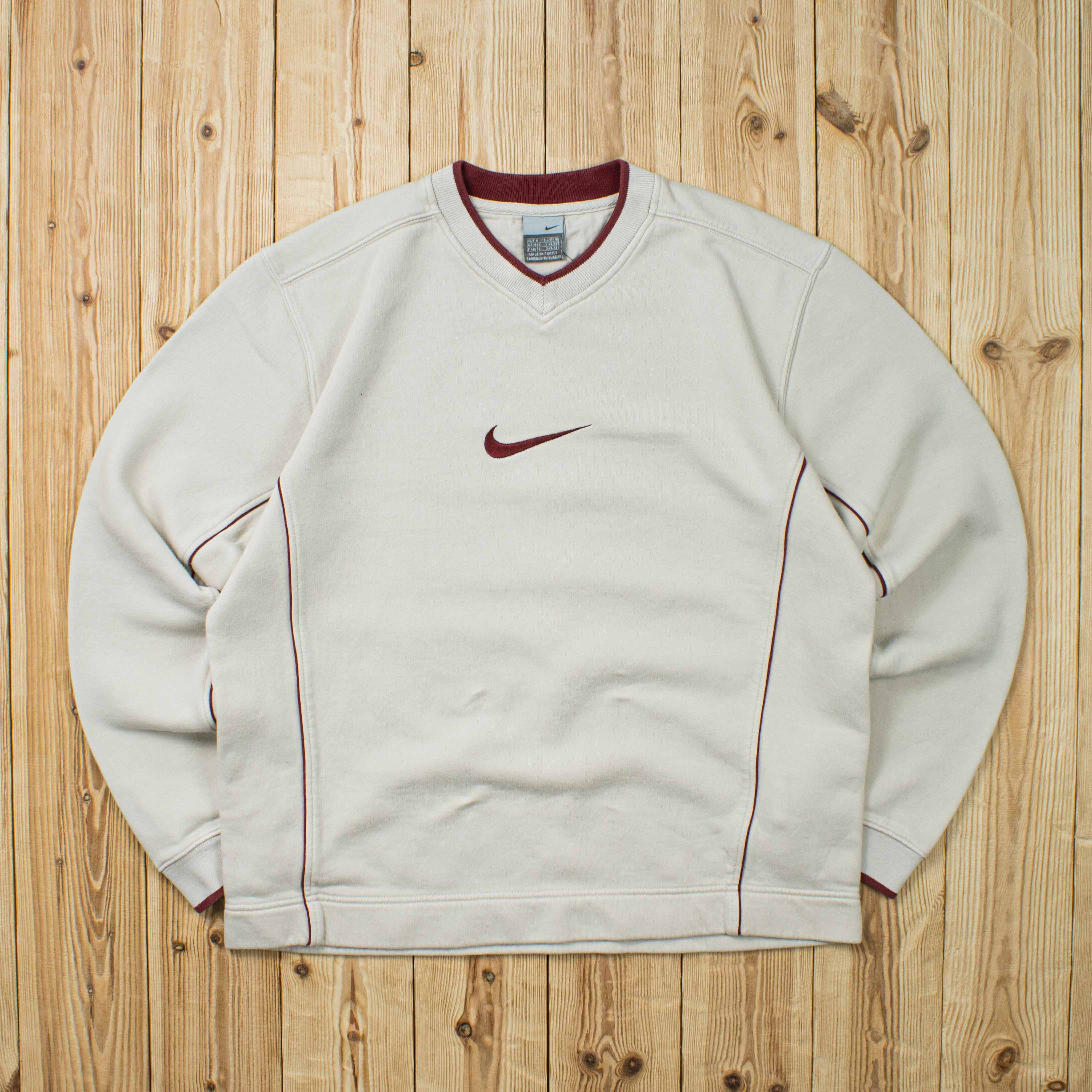 (S/M) Vintage Nike Swoosh Embroidered Sweatshirt