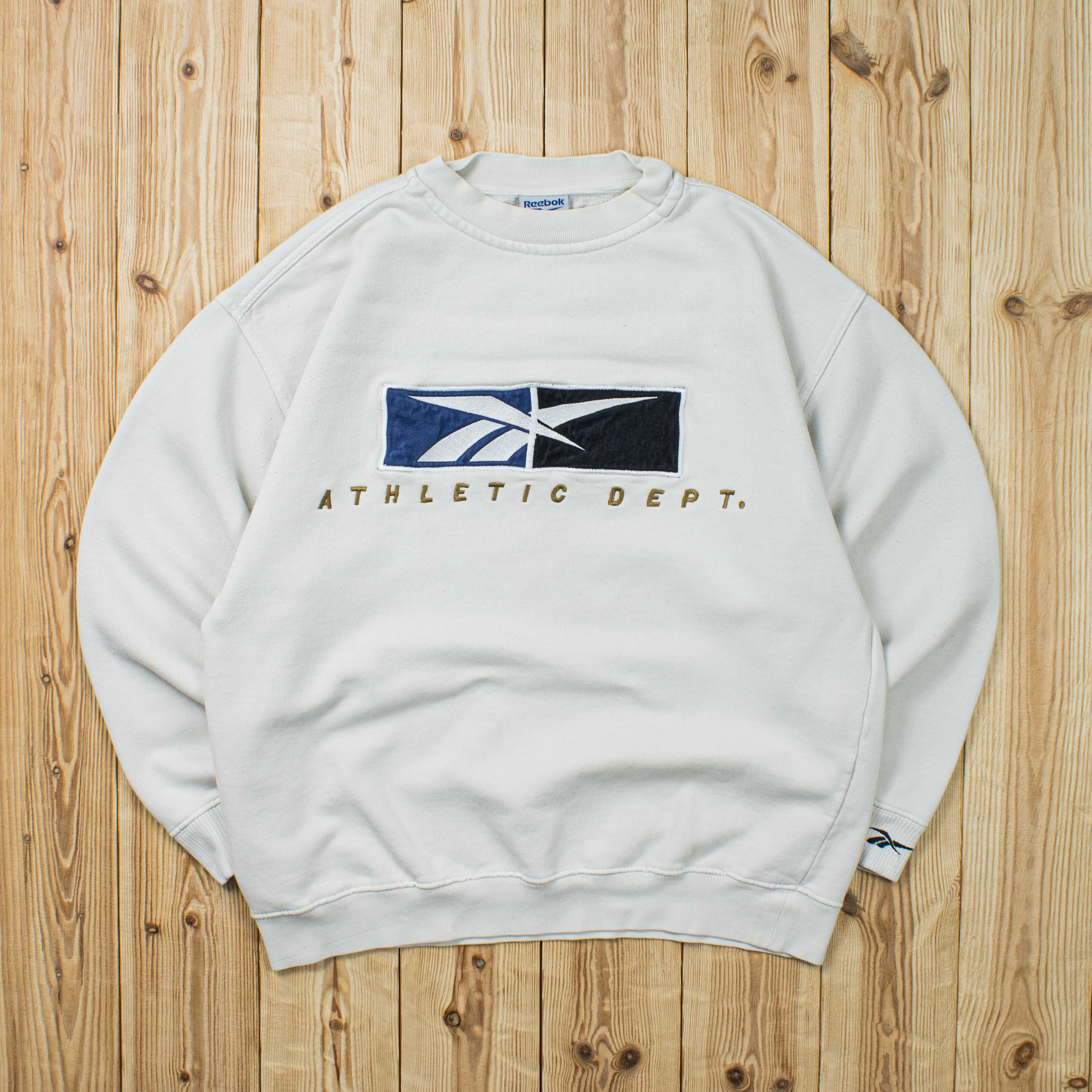 (S) Vintage Reebok Athletic Dept Embroidered Sweatshirt