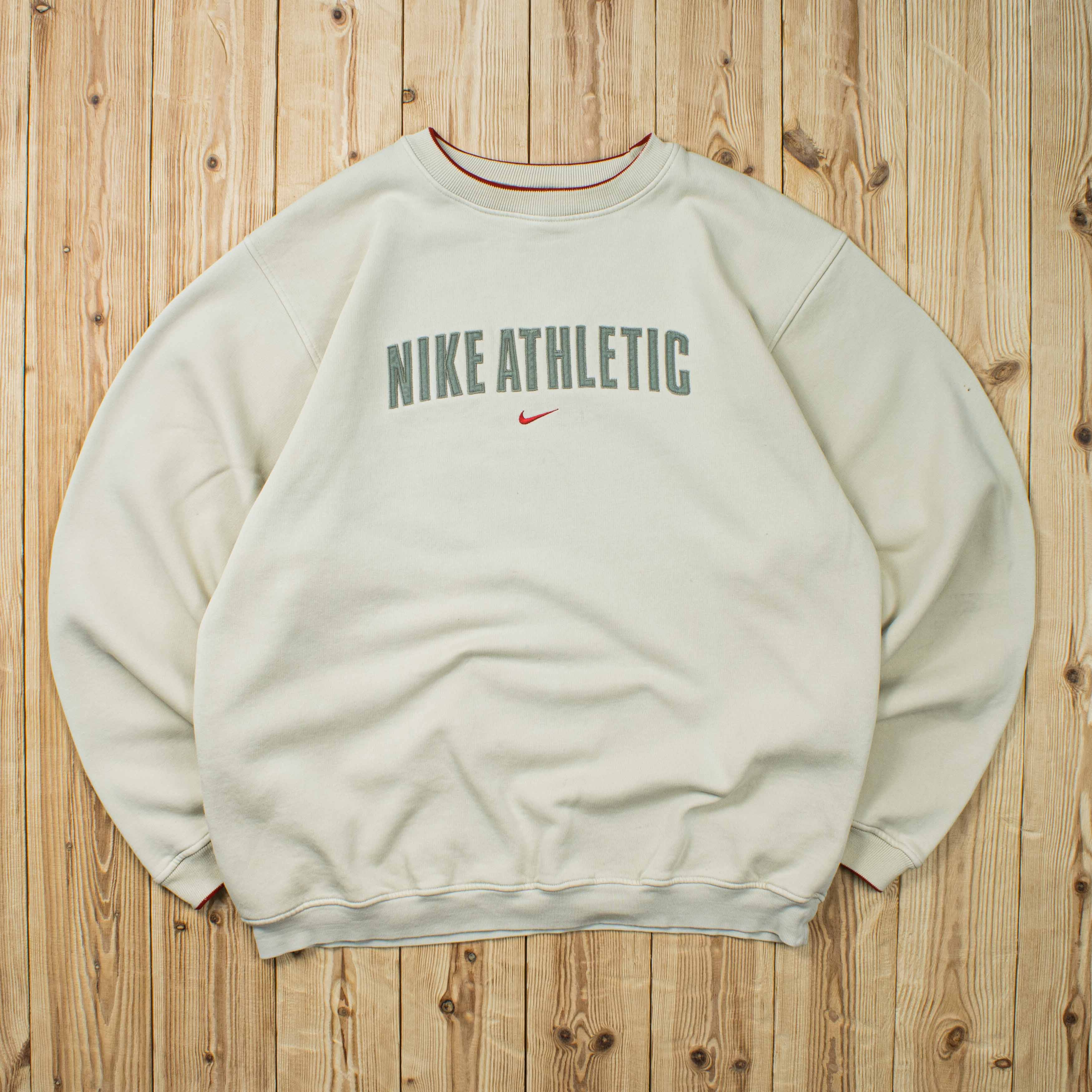 (L) Vintage Nike Athletic Embroidered Sweatshirt