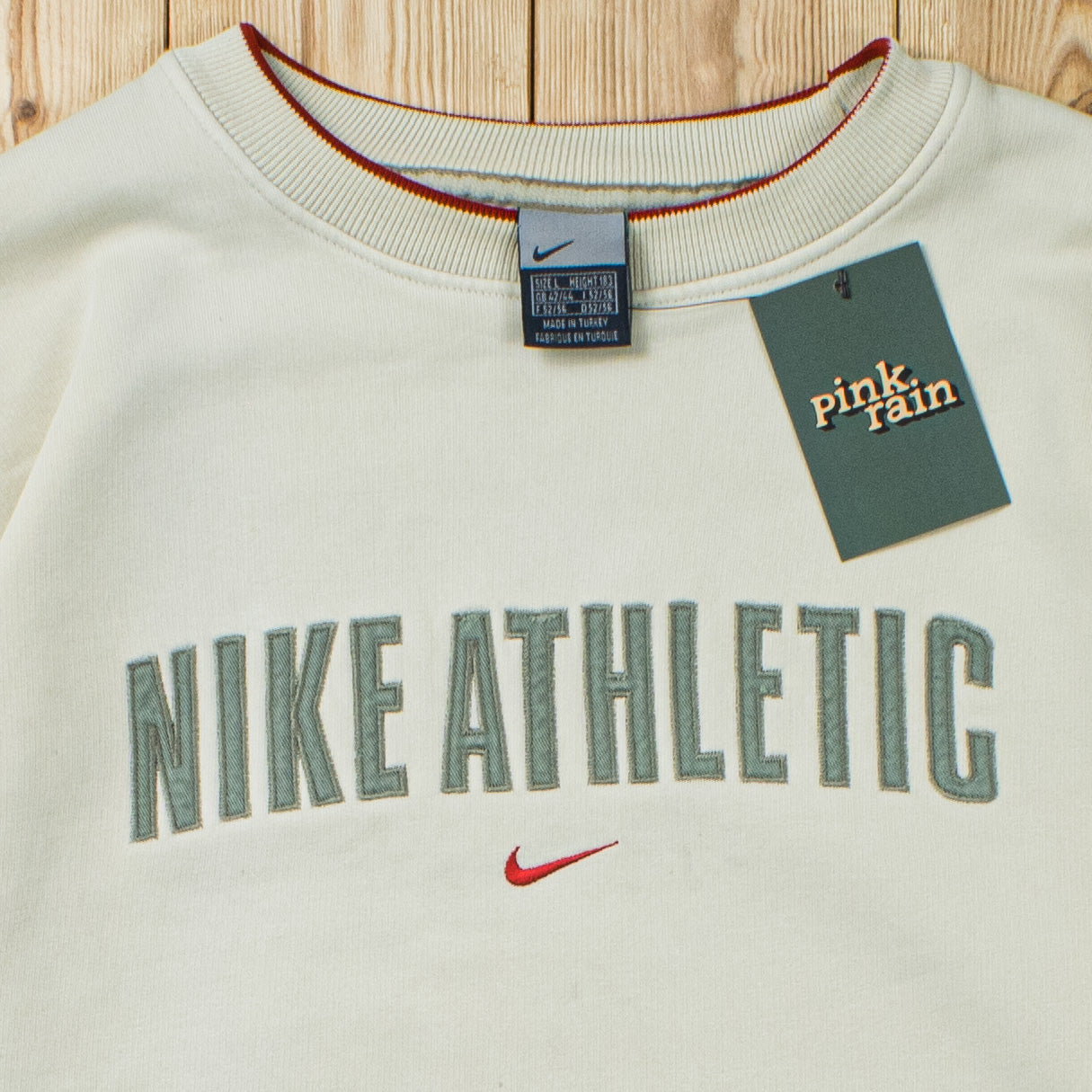 (L) Vintage Nike Athletic Embroidered Sweatshirt