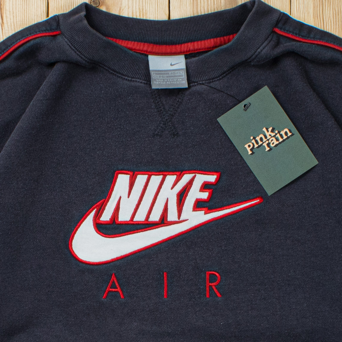 (S) Vintage Nike Air Spell Out Embroidered Sweatshirt