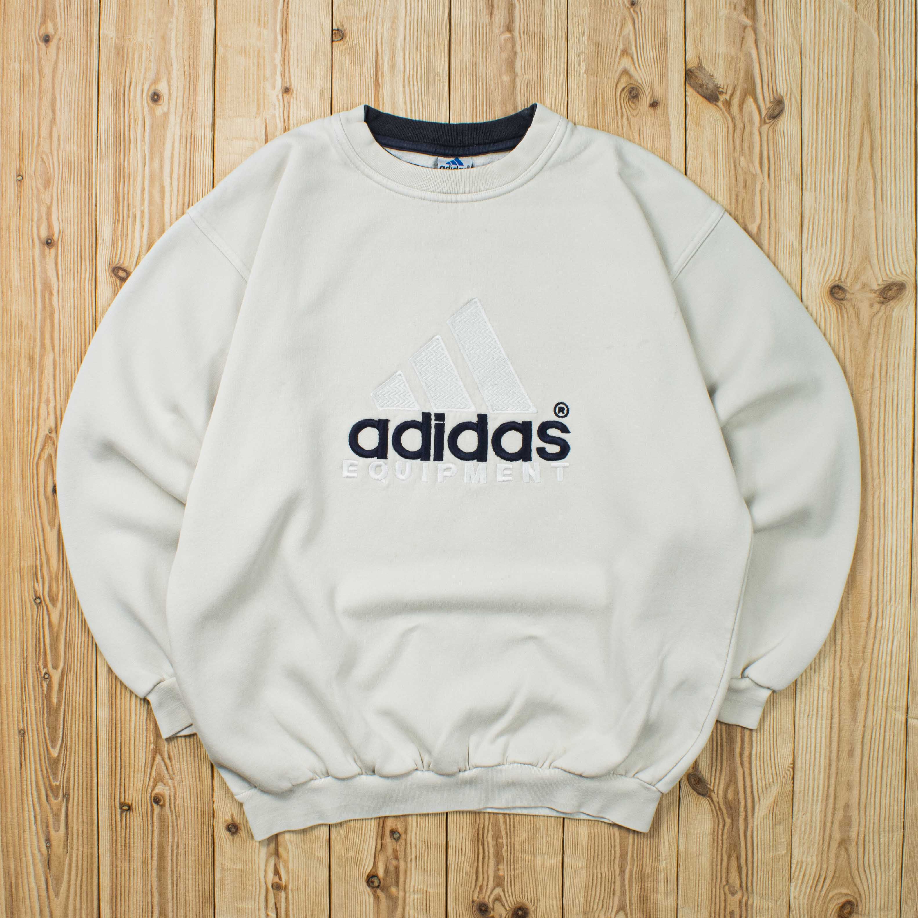 (M) Vintage Adidas Equipment Embroidered Sweatshirt