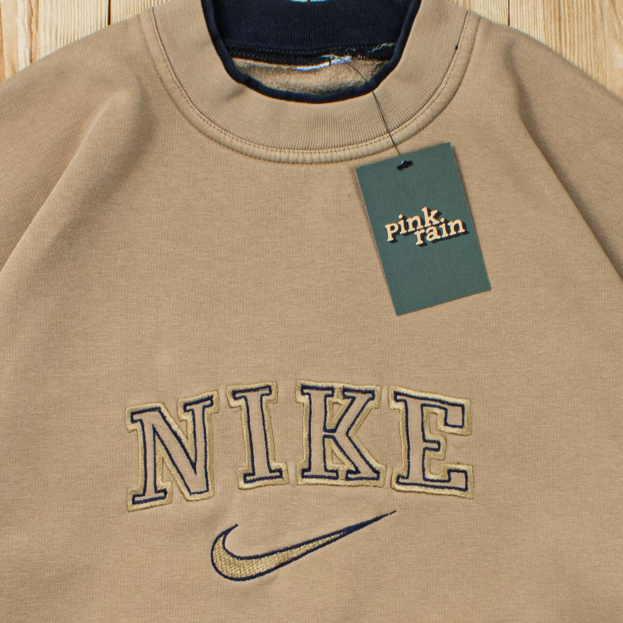 (M) Vintage Nike Spell Out Embroidered Sweatshirt