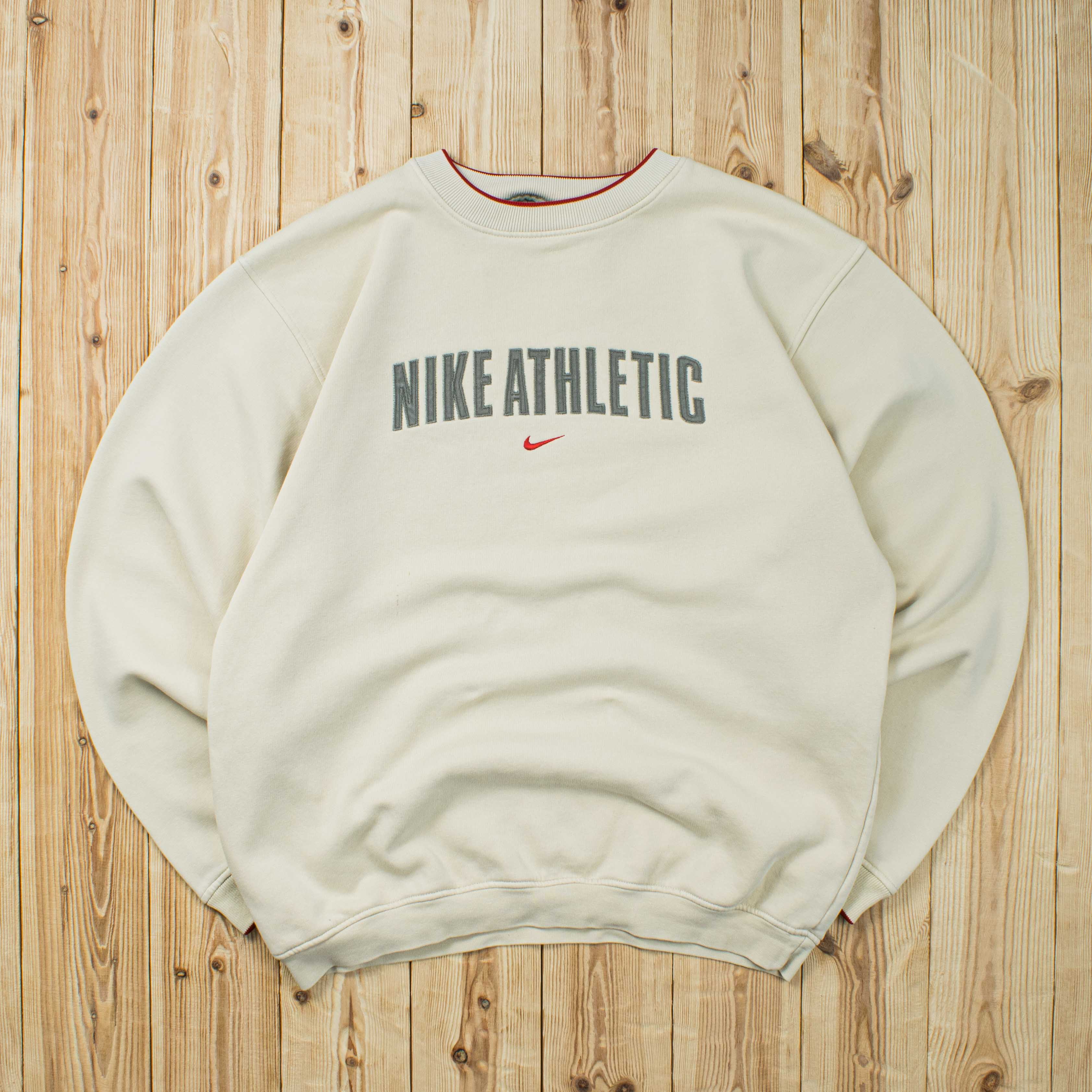 (L) Vintage Nike Athletic Embroidered Sweatshirt