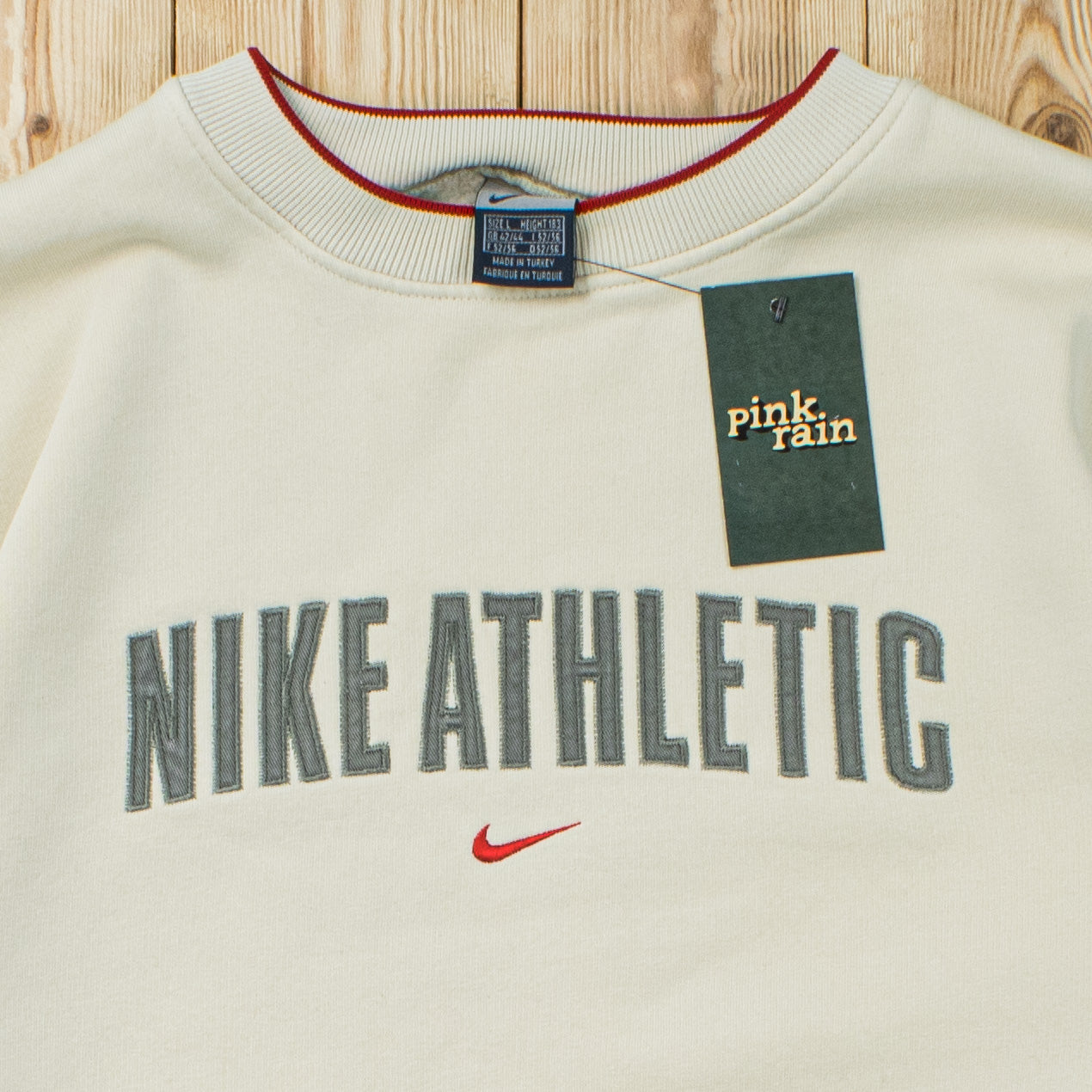 (L) Vintage Nike Athletic Embroidered Sweatshirt
