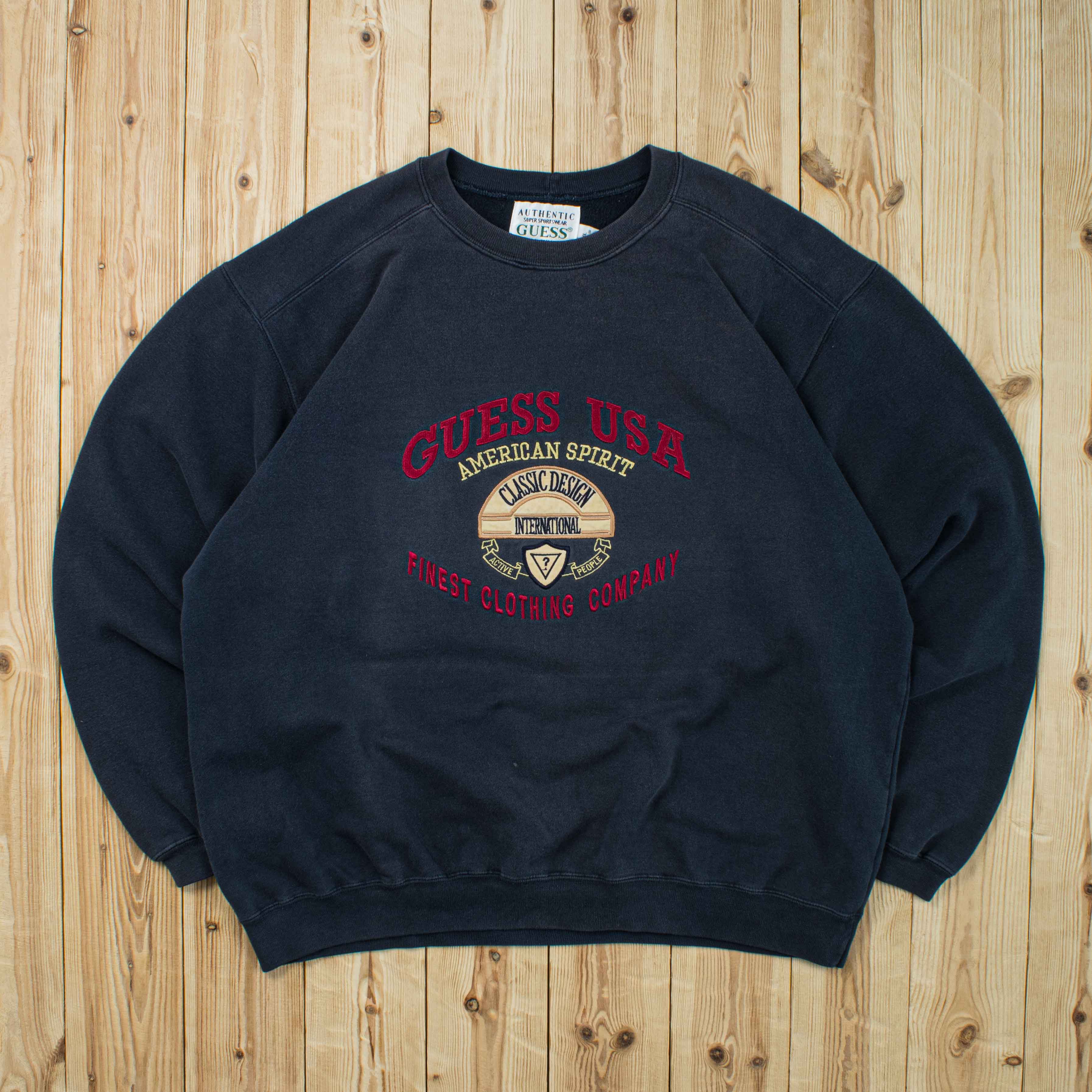 (XL) Vintage Guess USA Embroidered Sweatshirt