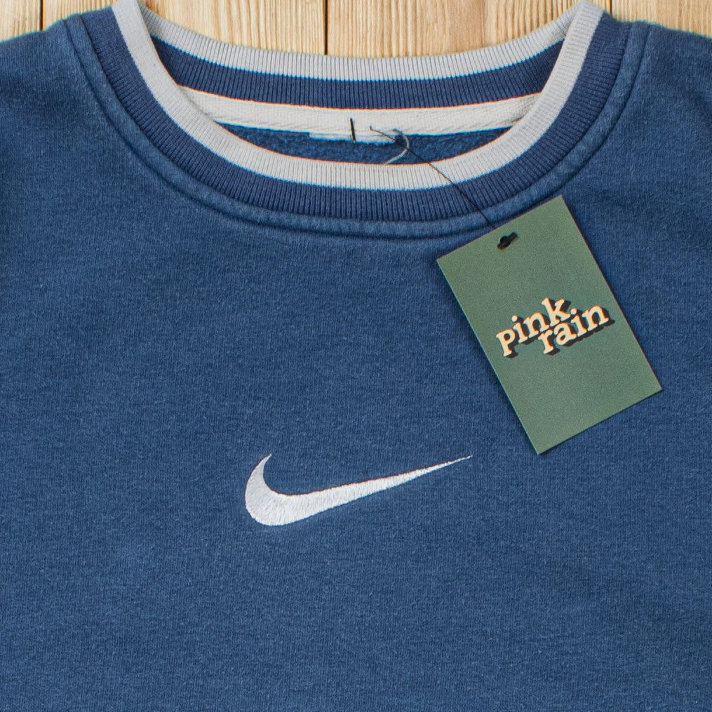 (L) Vintage Nike Center Swoosh Embroidered Sweatshirt