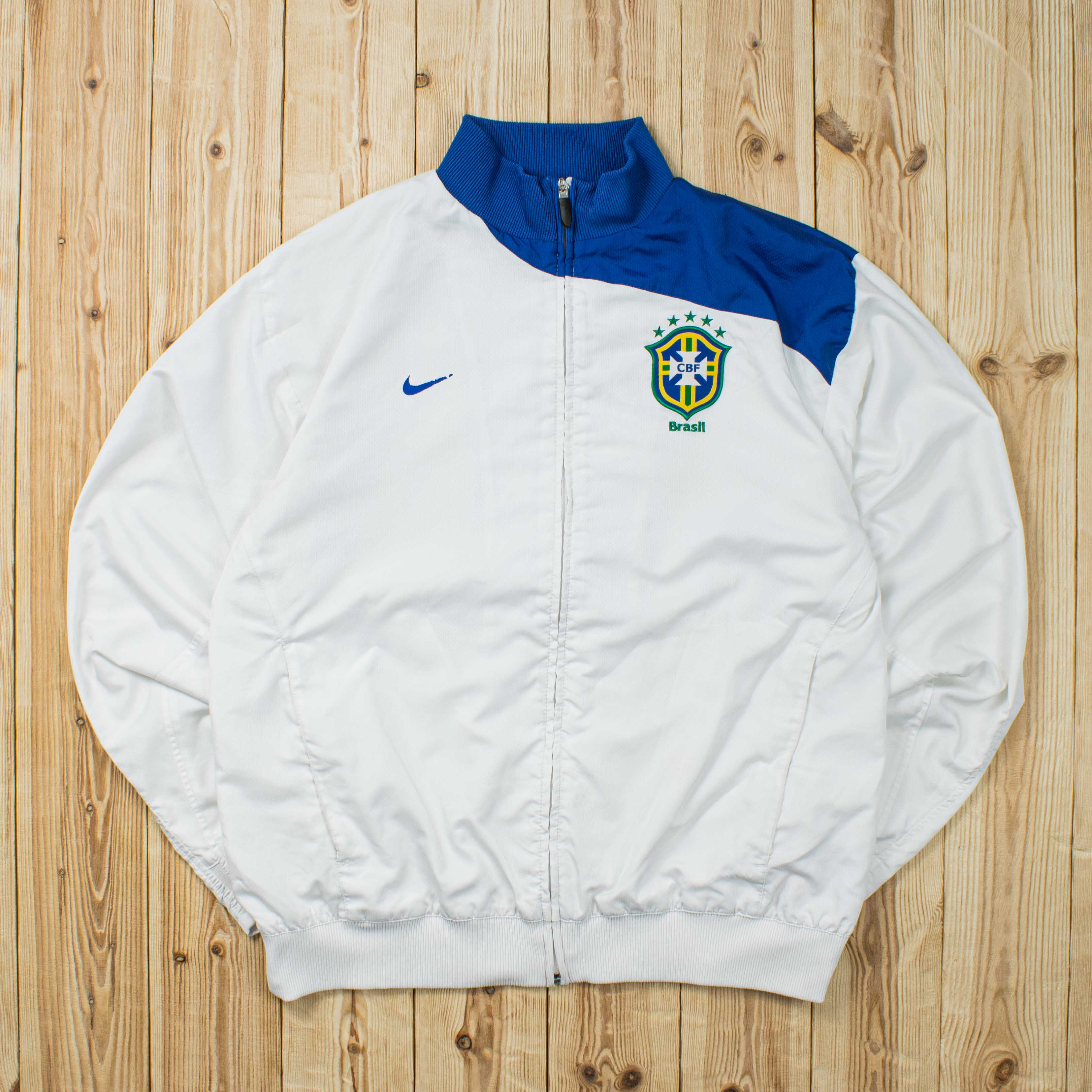 (M) Vintage Nike Brasil Full-Zip Sweatshirt