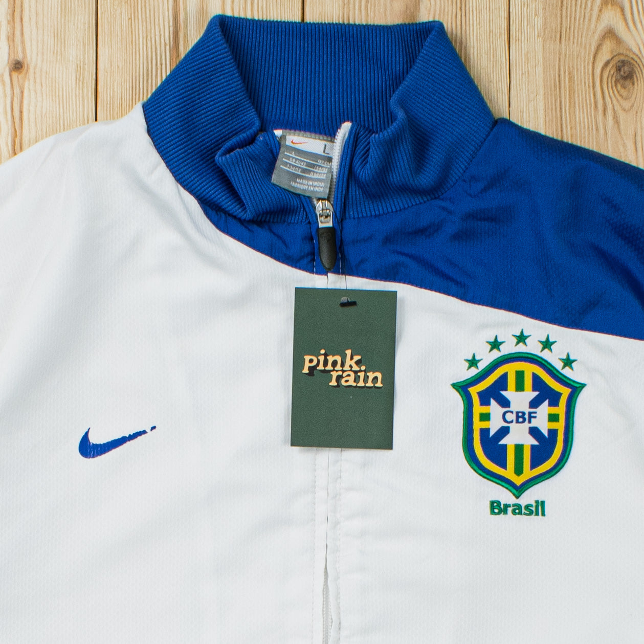 (M) Vintage Nike Brasil Full-Zip Sweatshirt
