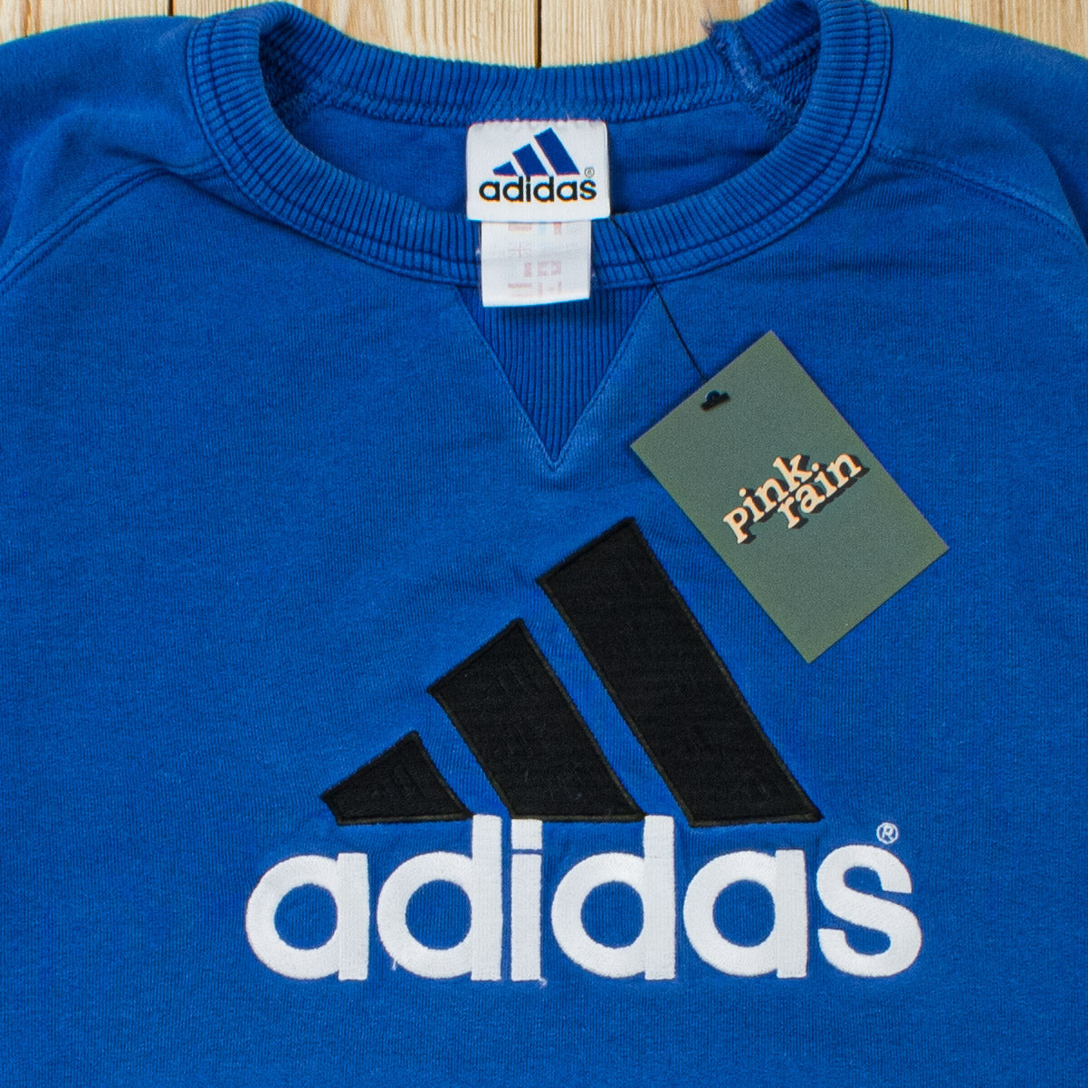 (M) Vintage Adidas Spell Out Embroidered Sweatshirt