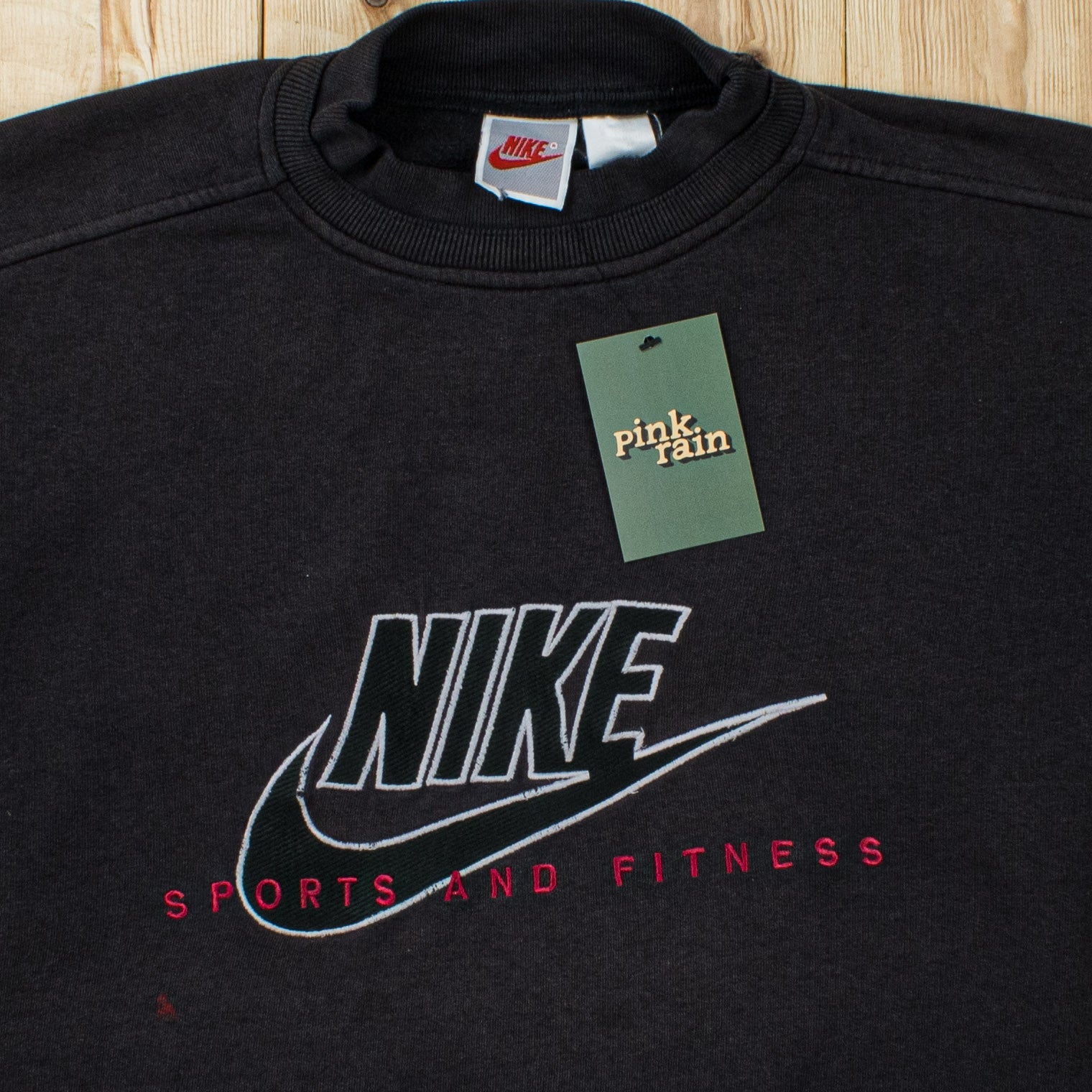 (M) Vintage Nike Sports And Fitness Embroidered Sweatshirt