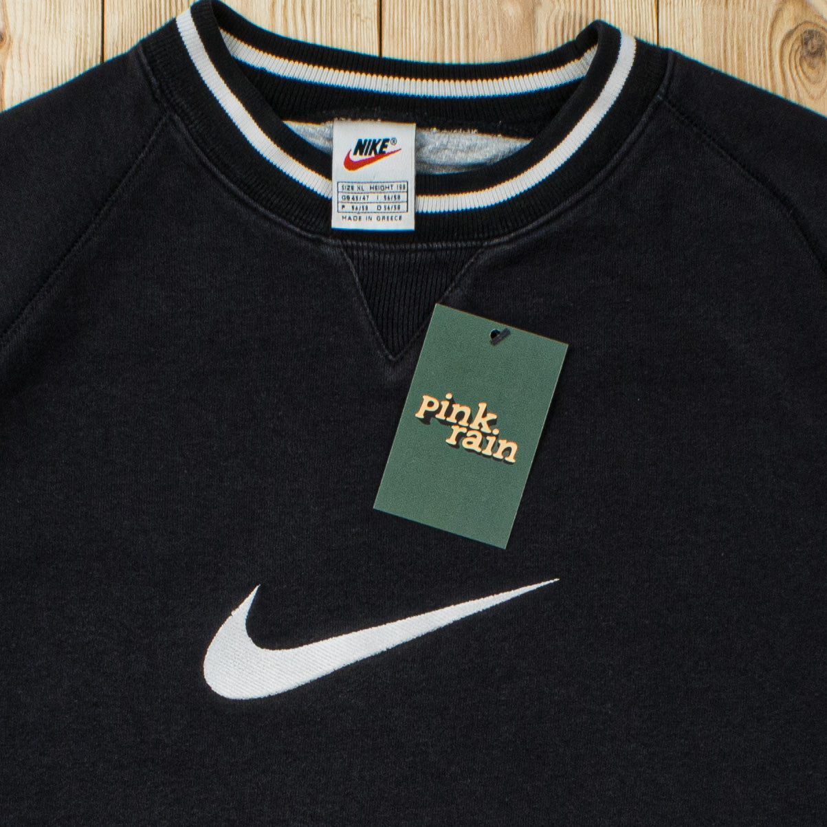 (L) Vintage Nike Swoosh Embroidered Sweatshirt