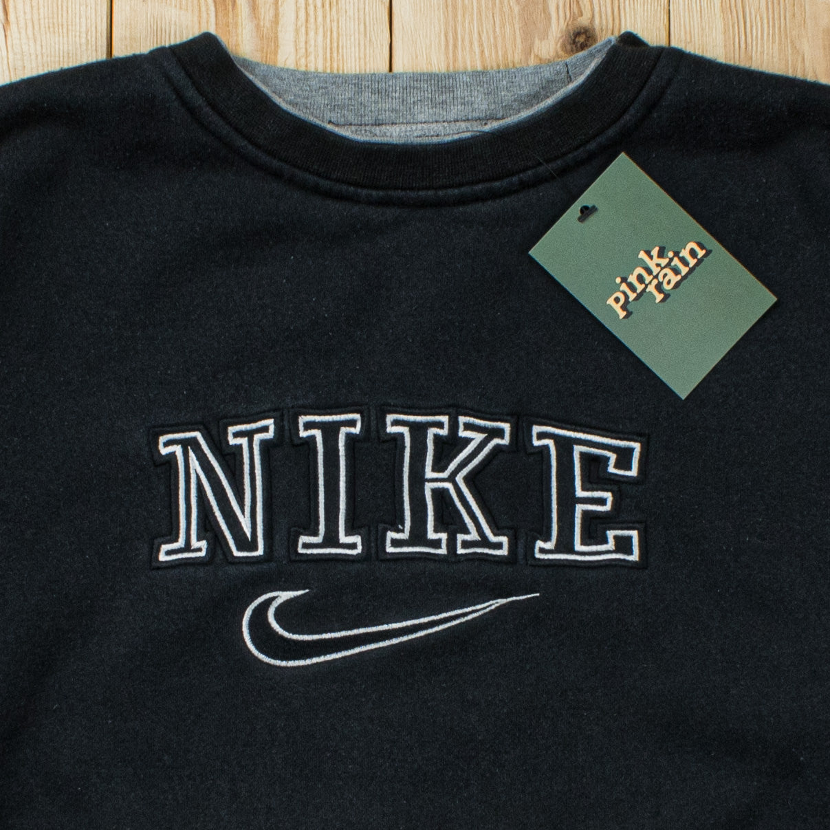(S/M) Vintage Nike Spell Out Embroidered Sweatshirt