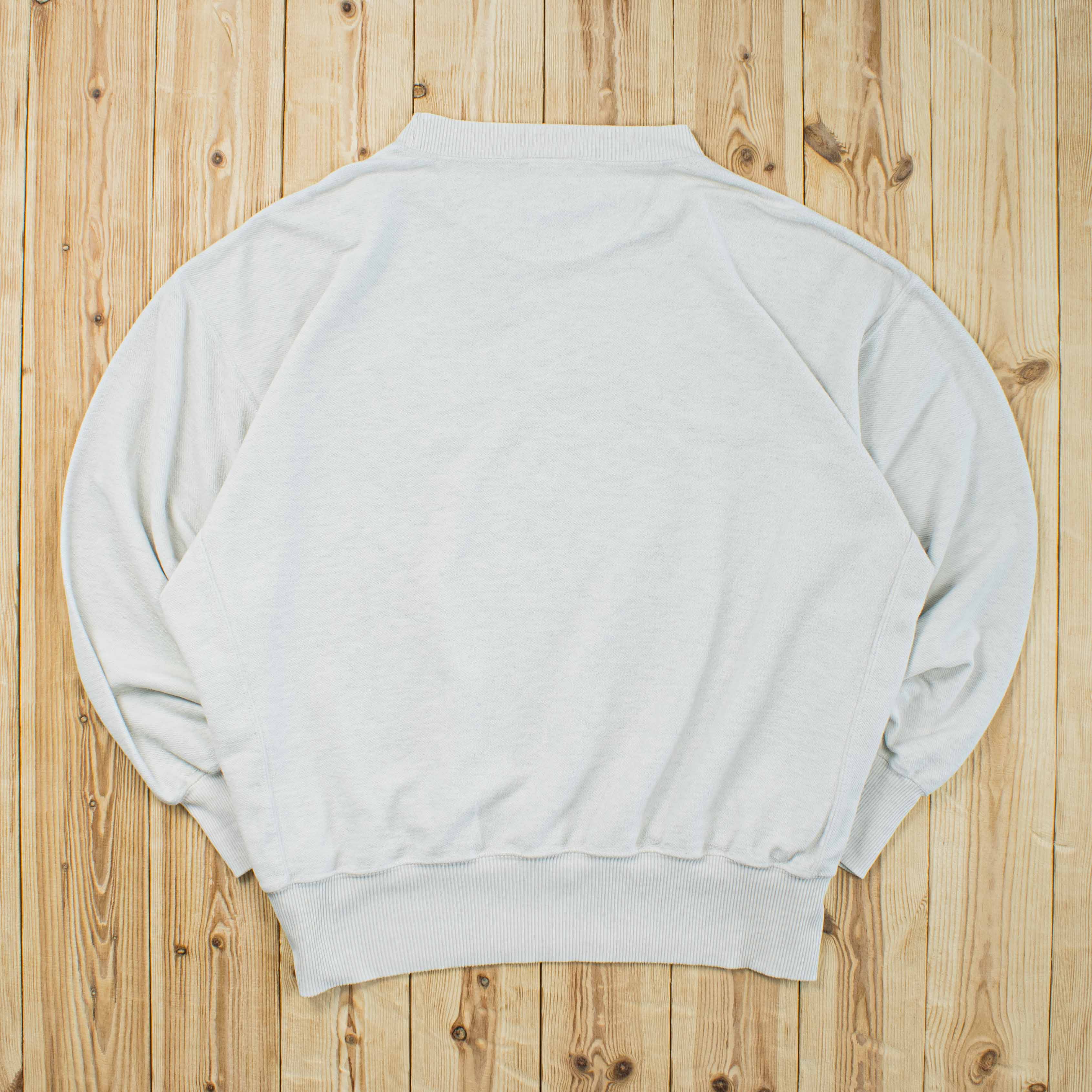 (L/XL) Vintage Adidas Spell Out Embroidered Sweatshirt