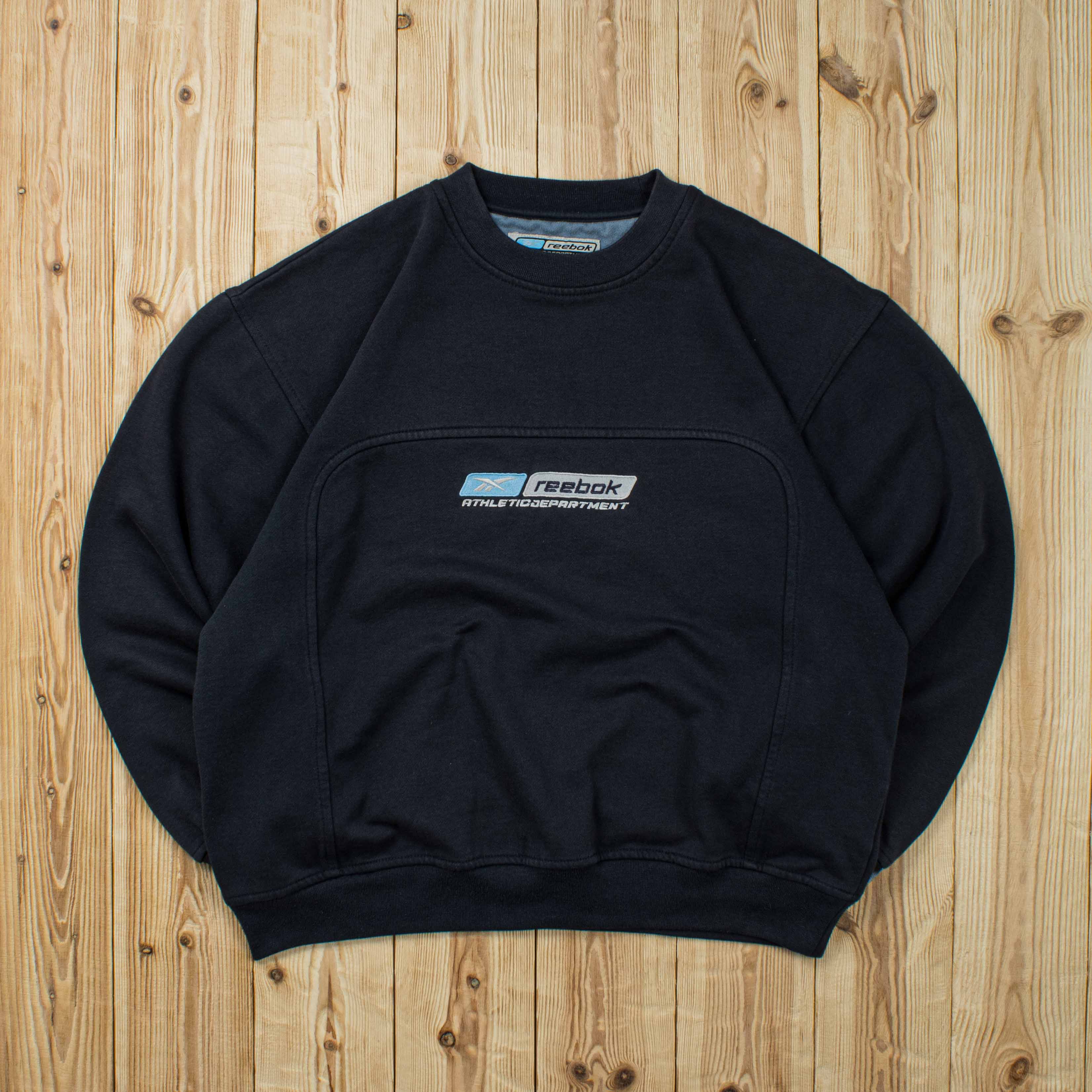 (M) Vintage Reebok Athletic Department Embroidered Sweatshirt
