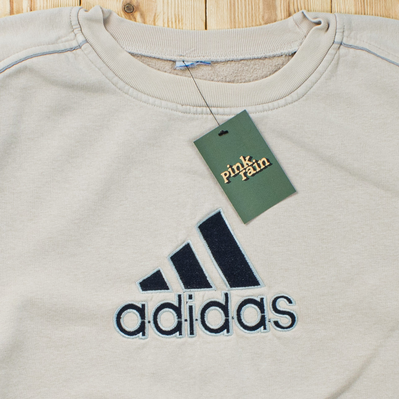 (M) Vintage Adidas Spell Out Embroidered Sweatshirt