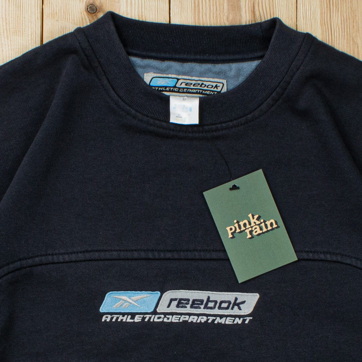 (M) Vintage Reebok Athletic Department Embroidered Sweatshirt