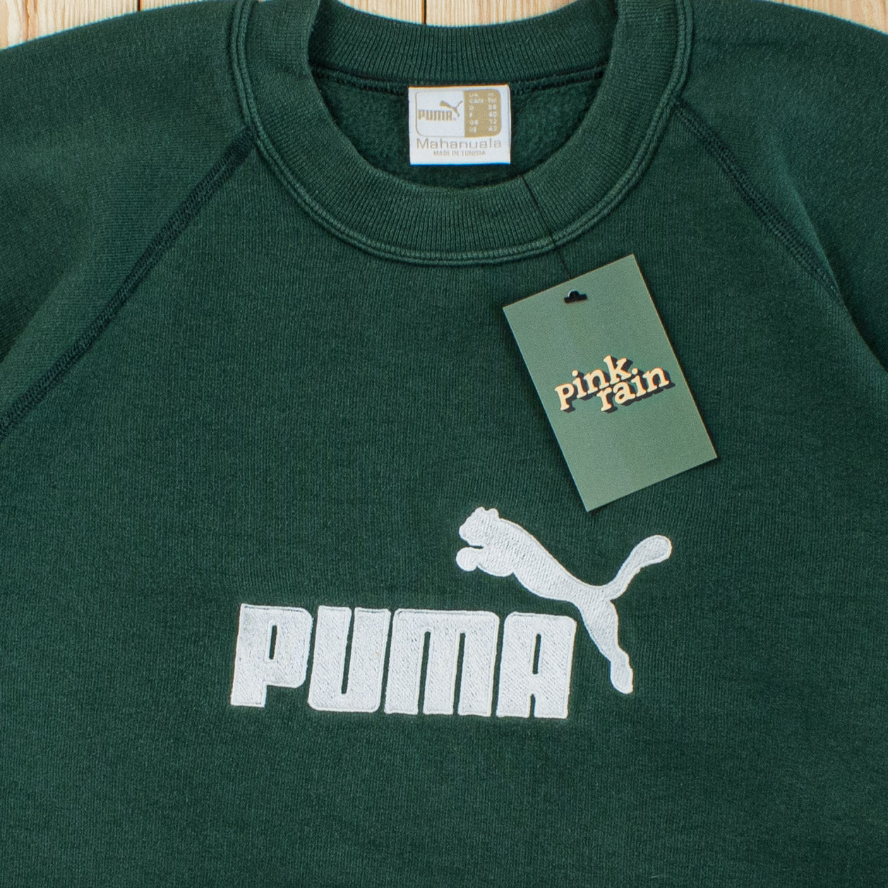 (S) Vintage Puma Spell Out Embroidered Sweatshirt