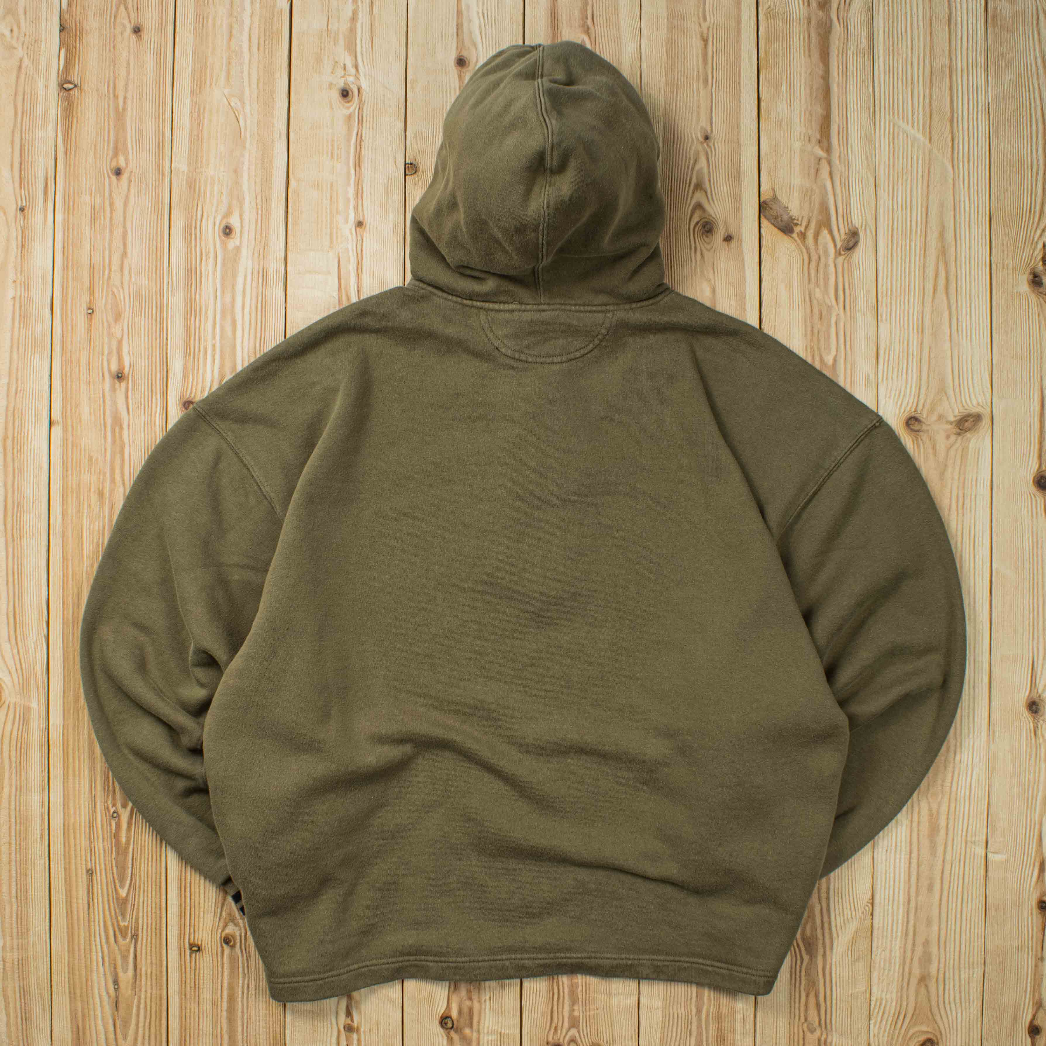 (L) Vintage Nike Essential Embroidered Quarter-Zip Hoodie