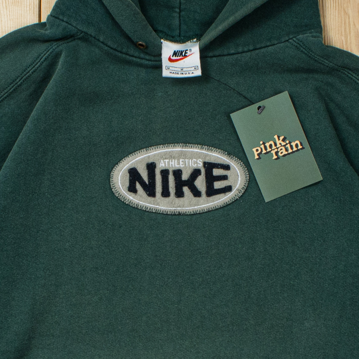 (S/M) Vintage Nike Athletics Embroidered Hoodie