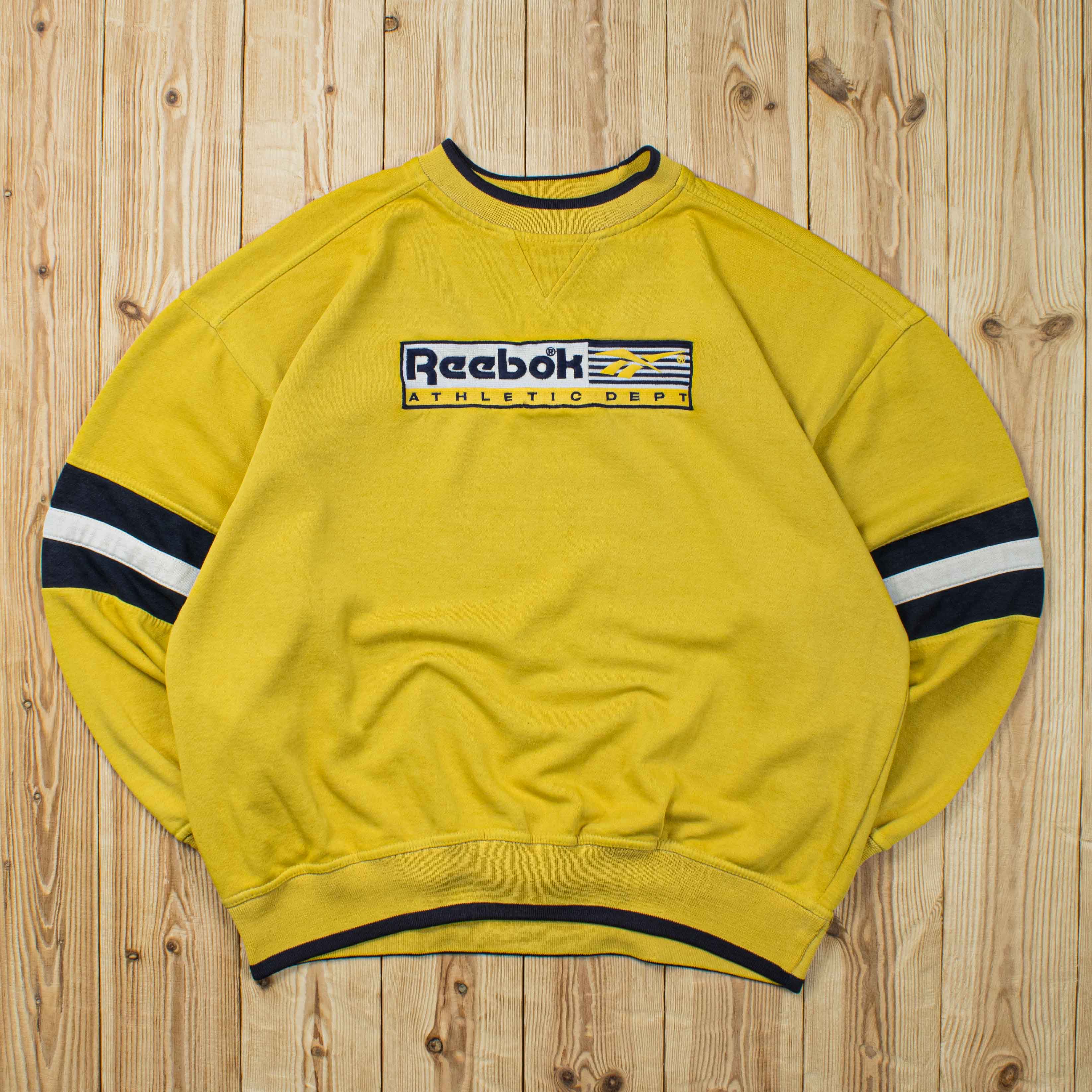 (M) Vintage Reebok Athletc Dept Embroidered Sweatshirt
