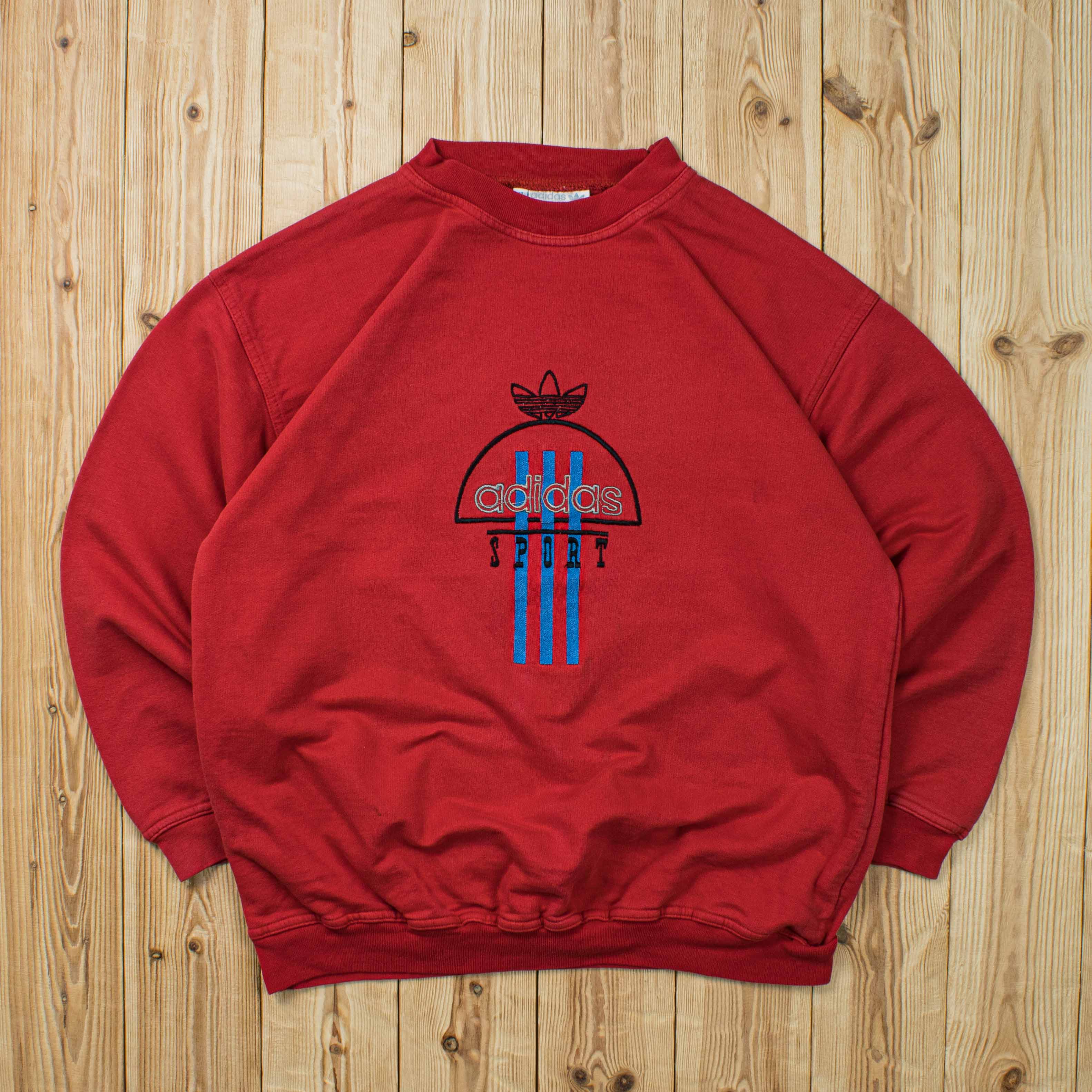 (M) Vintage Adidas Sport Embroidered Sweatshirt