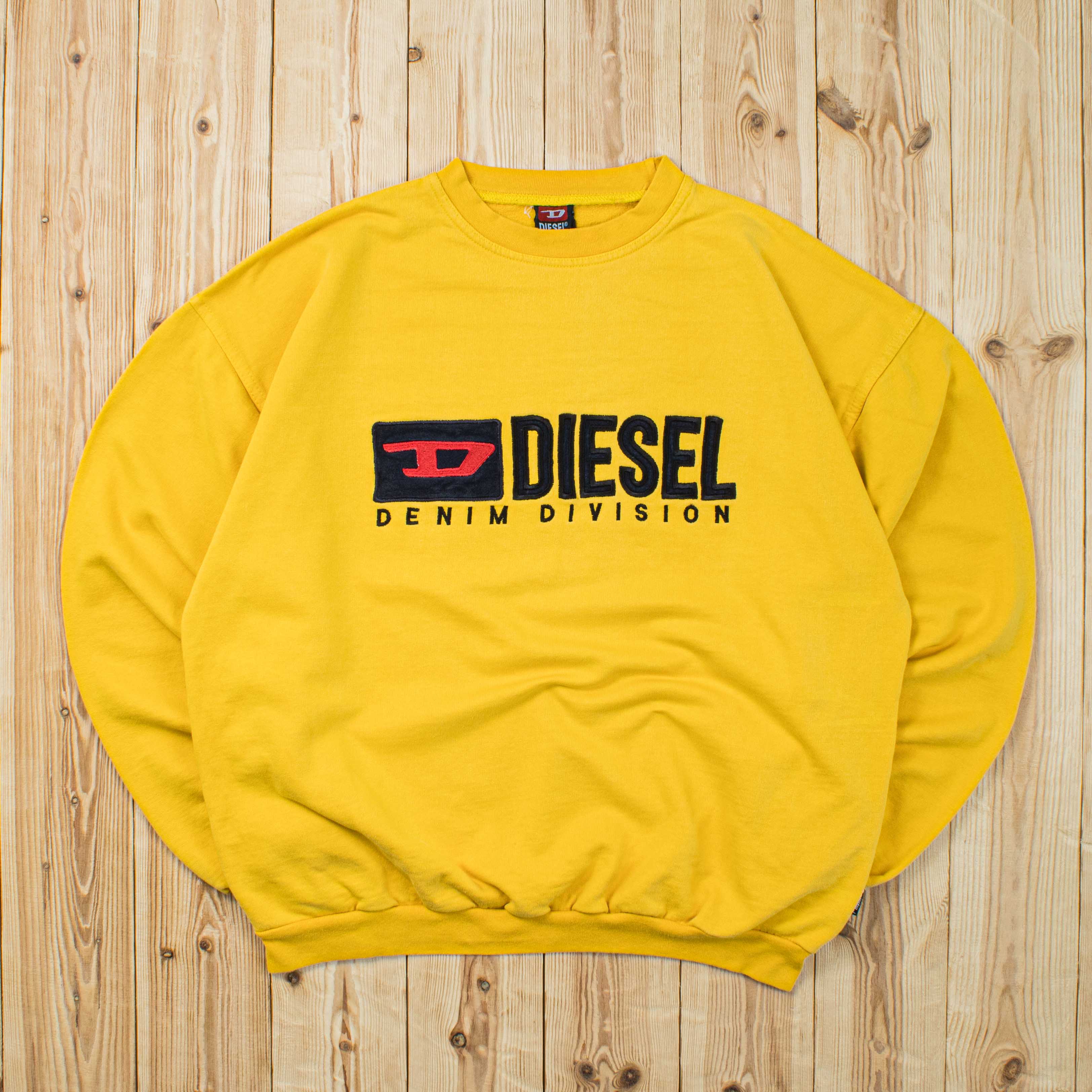 (M) Vintage Diesel Denim Division Embroidered Sweatshirt
