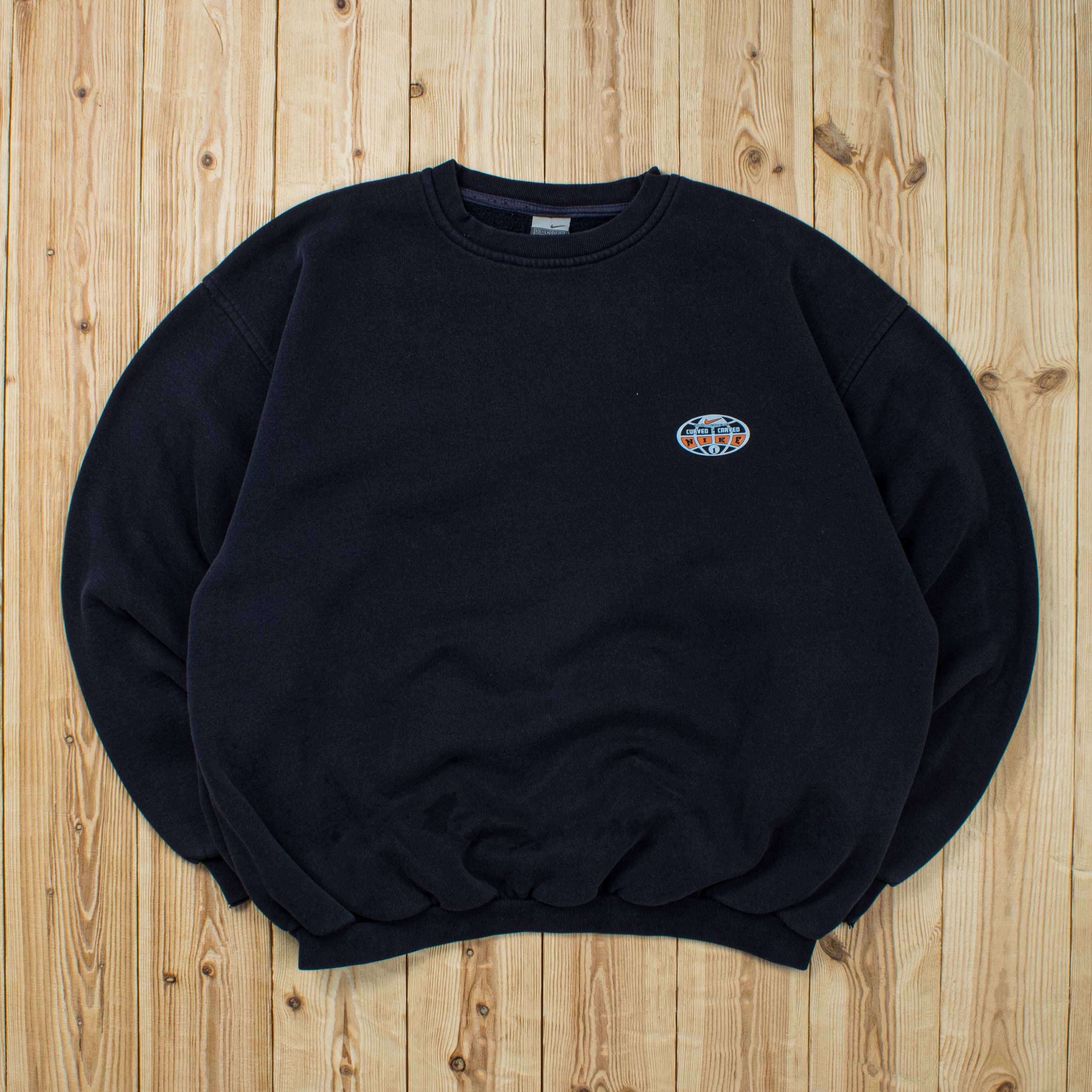 (L) Vintage Nike Curved And Carved Sweatshirt