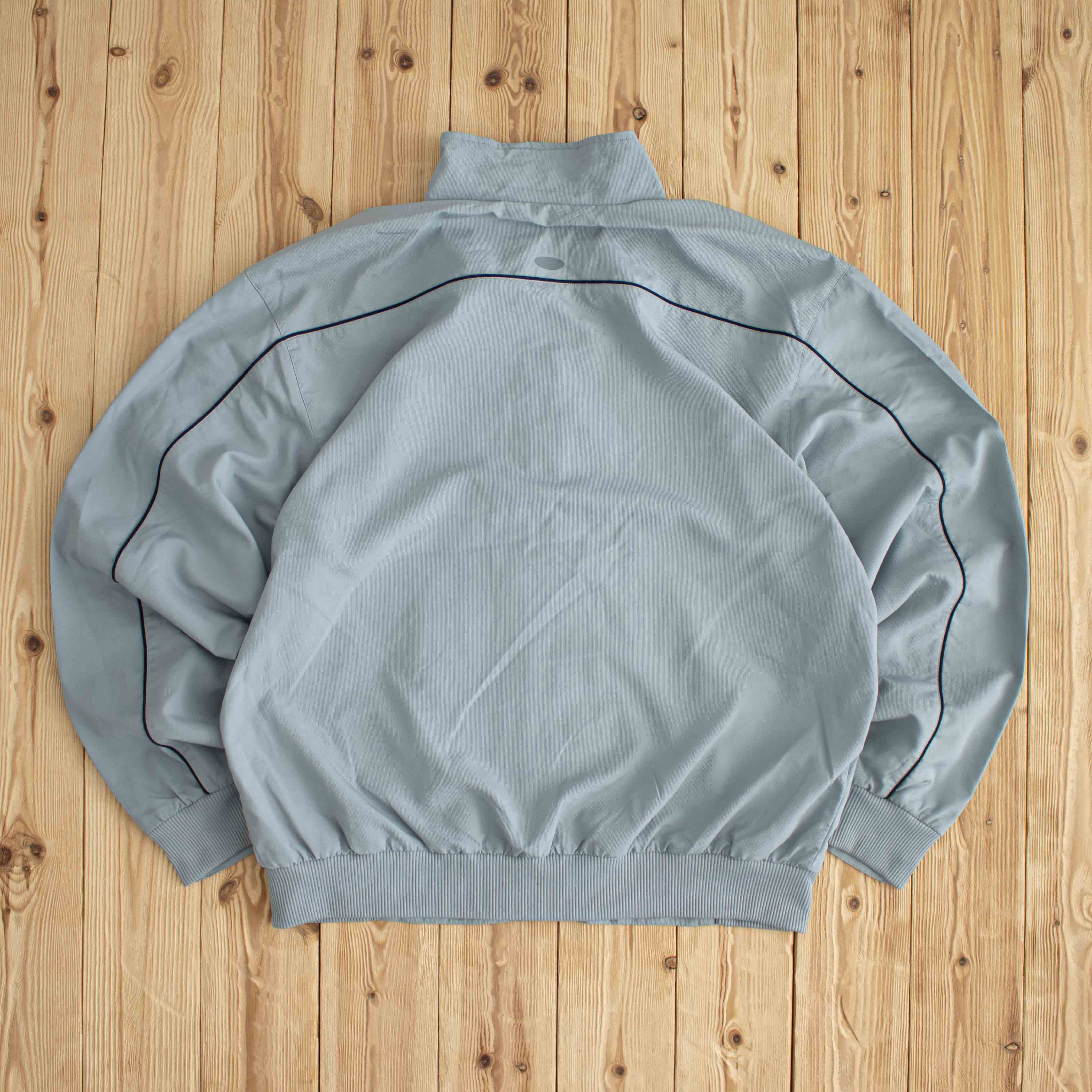 (XL) Adidas Vintage Embroidered Jacket Gray