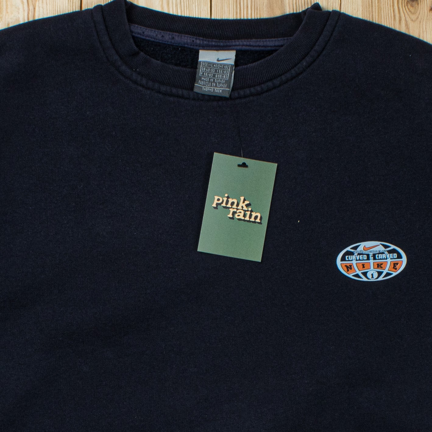 (L) Vintage Nike Curved And Carved Sweatshirt