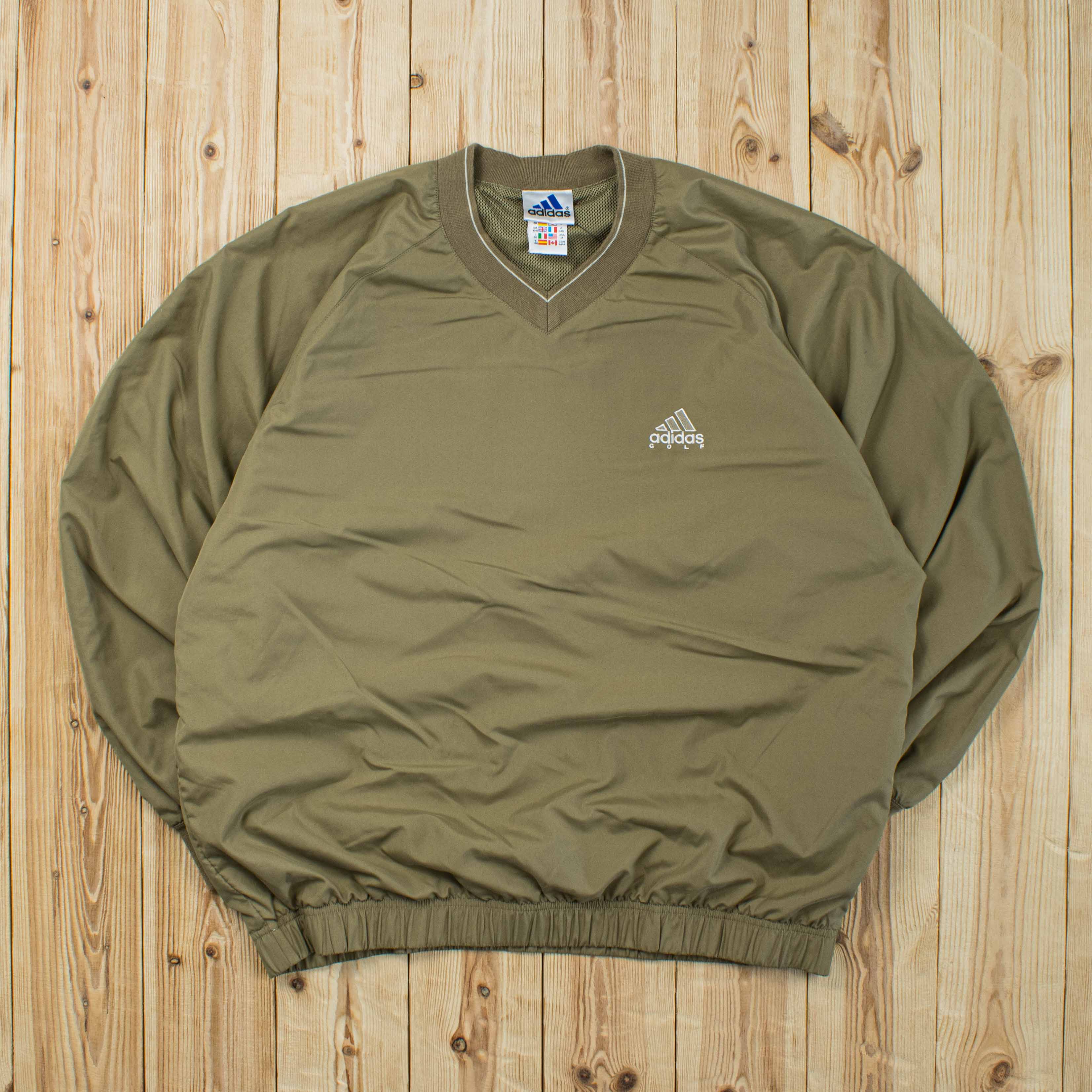 (M) Vintage Adidas Golf Embroidered Windbreaker