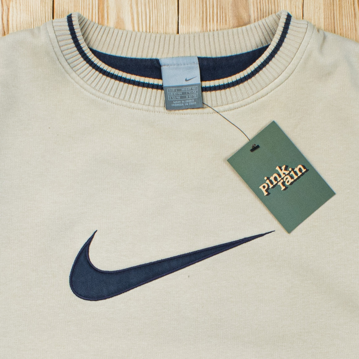 (L) Vintage Nike Swoosh Embroidered Sweatshirt
