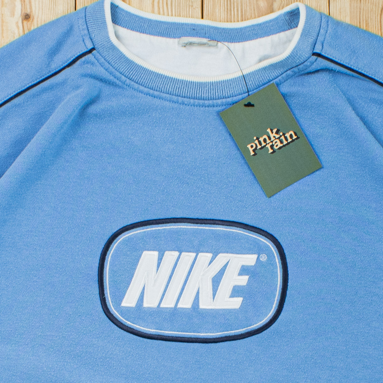 (L) Vintage Nike Spell Out Embroidered Sweatshirt