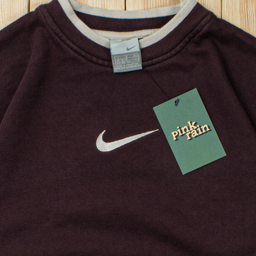 (S) Vintage Nike Swoosh Embroidered Sweatshirt