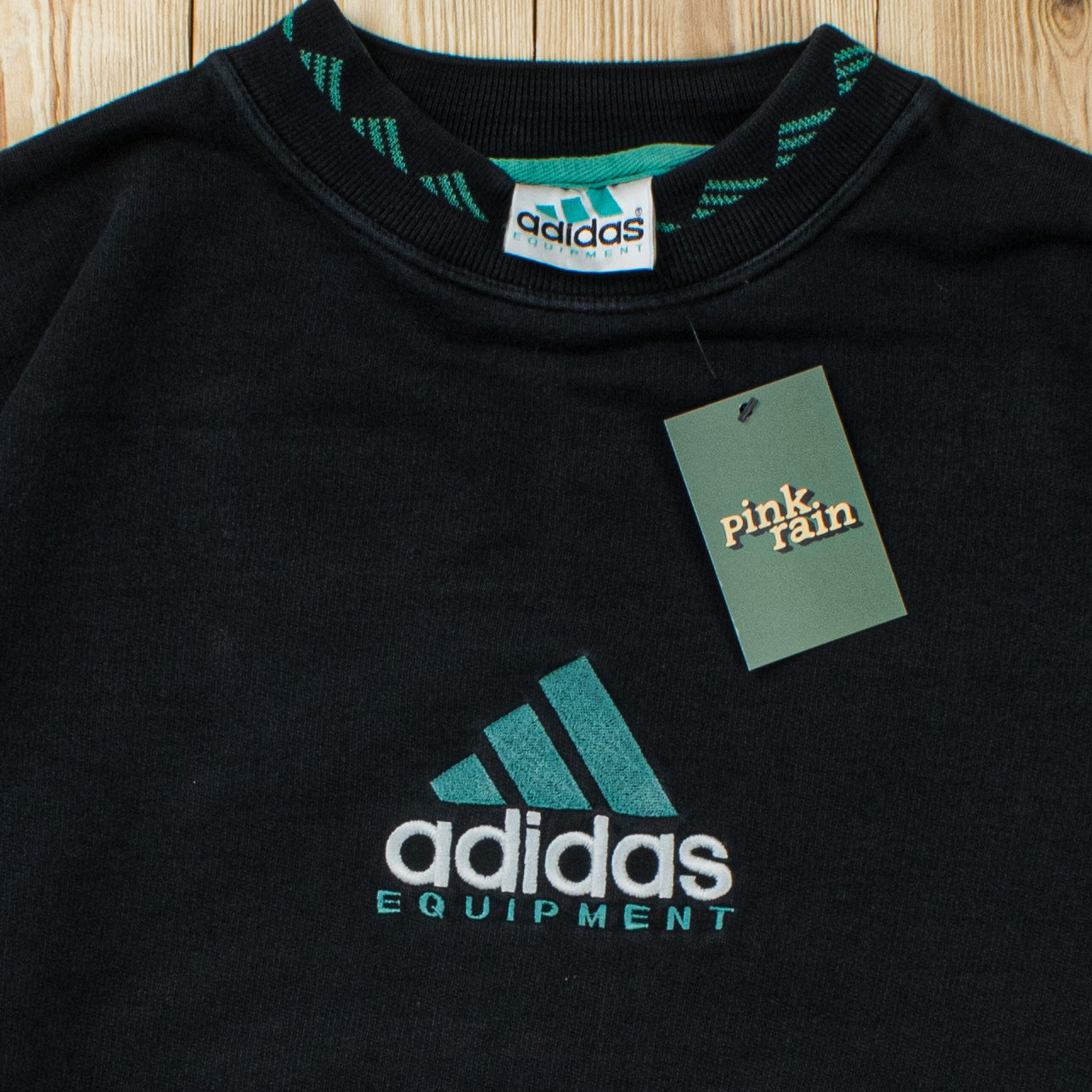 (L) Vintage Adidas Equipment Embroidered Sweatshirt