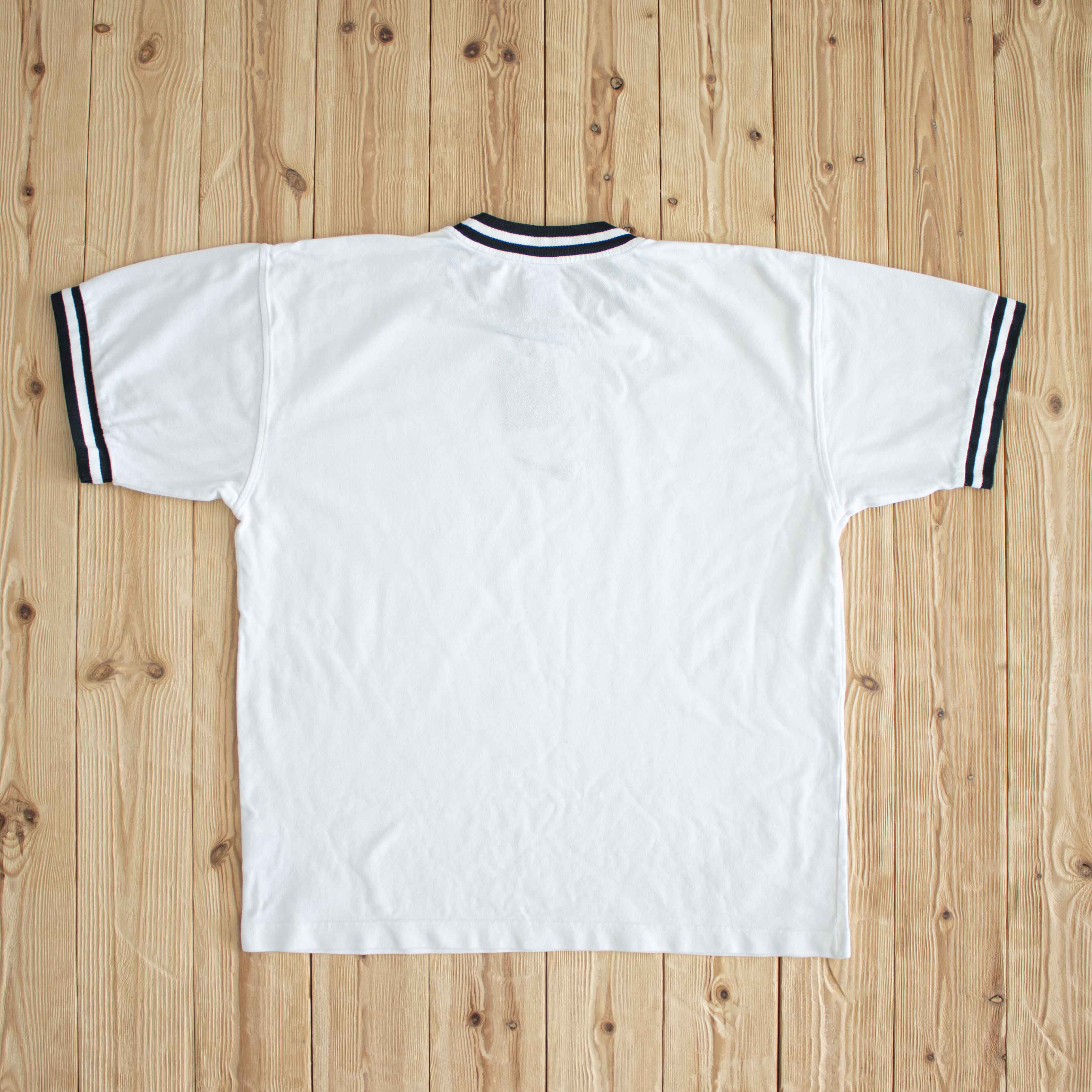 (L) Nike Swoosh Vintage Embroidered T-Shirt White