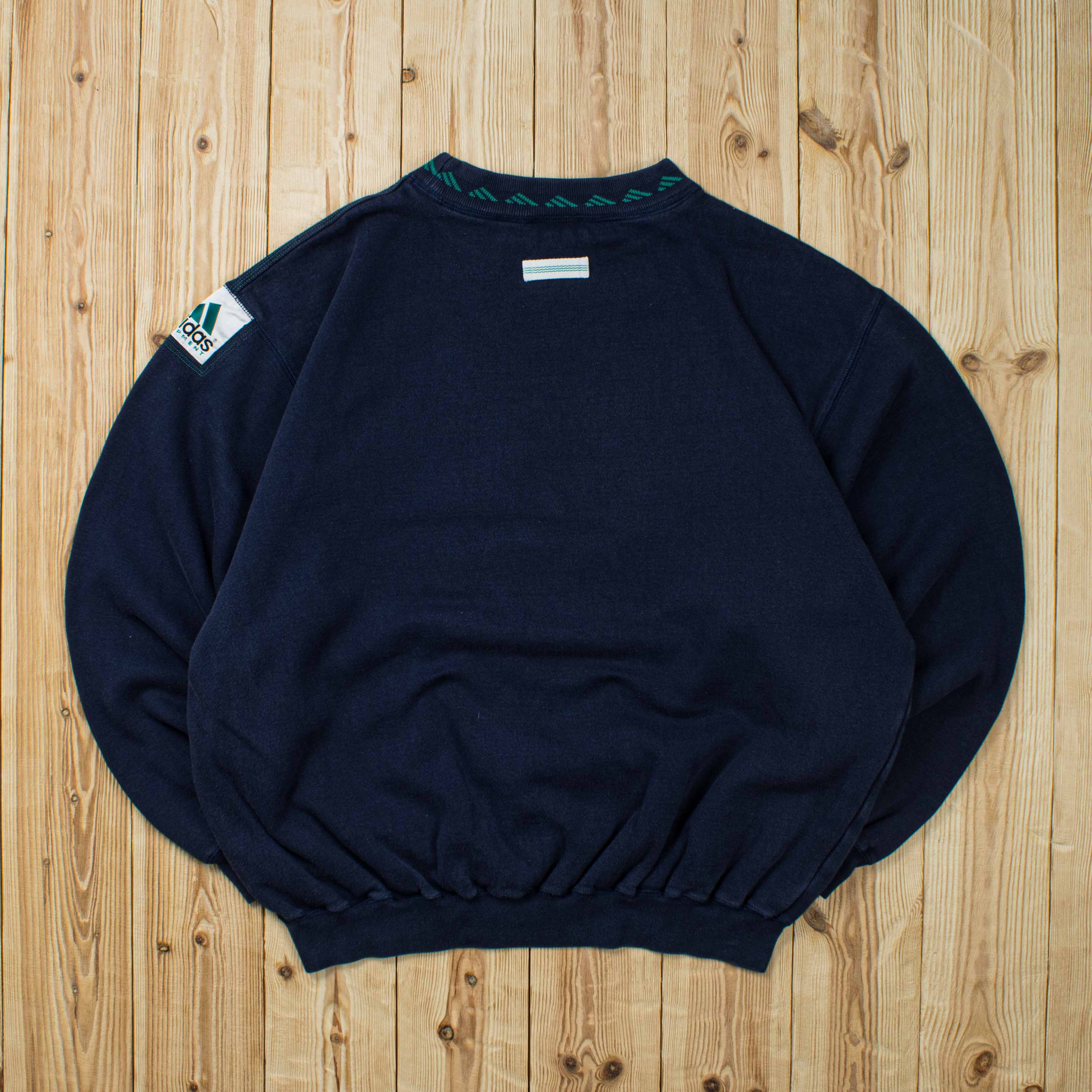 (L) Vintage Adidas Equipment Embroidered Sweatshirt