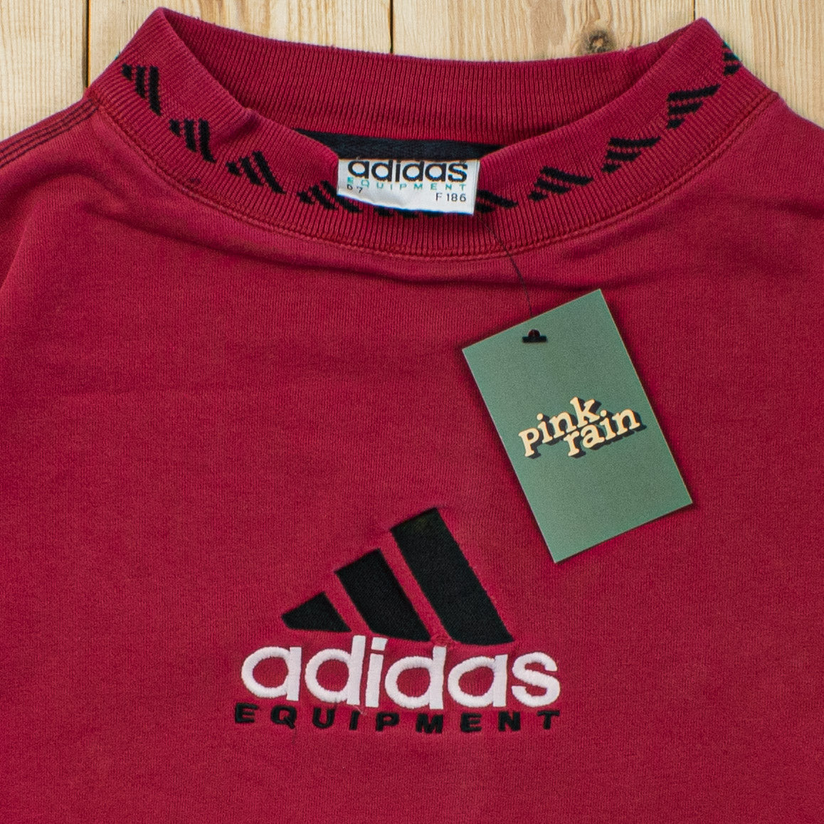(S/M) Vintage Adidas Equipment Embroidered Sweatshirt