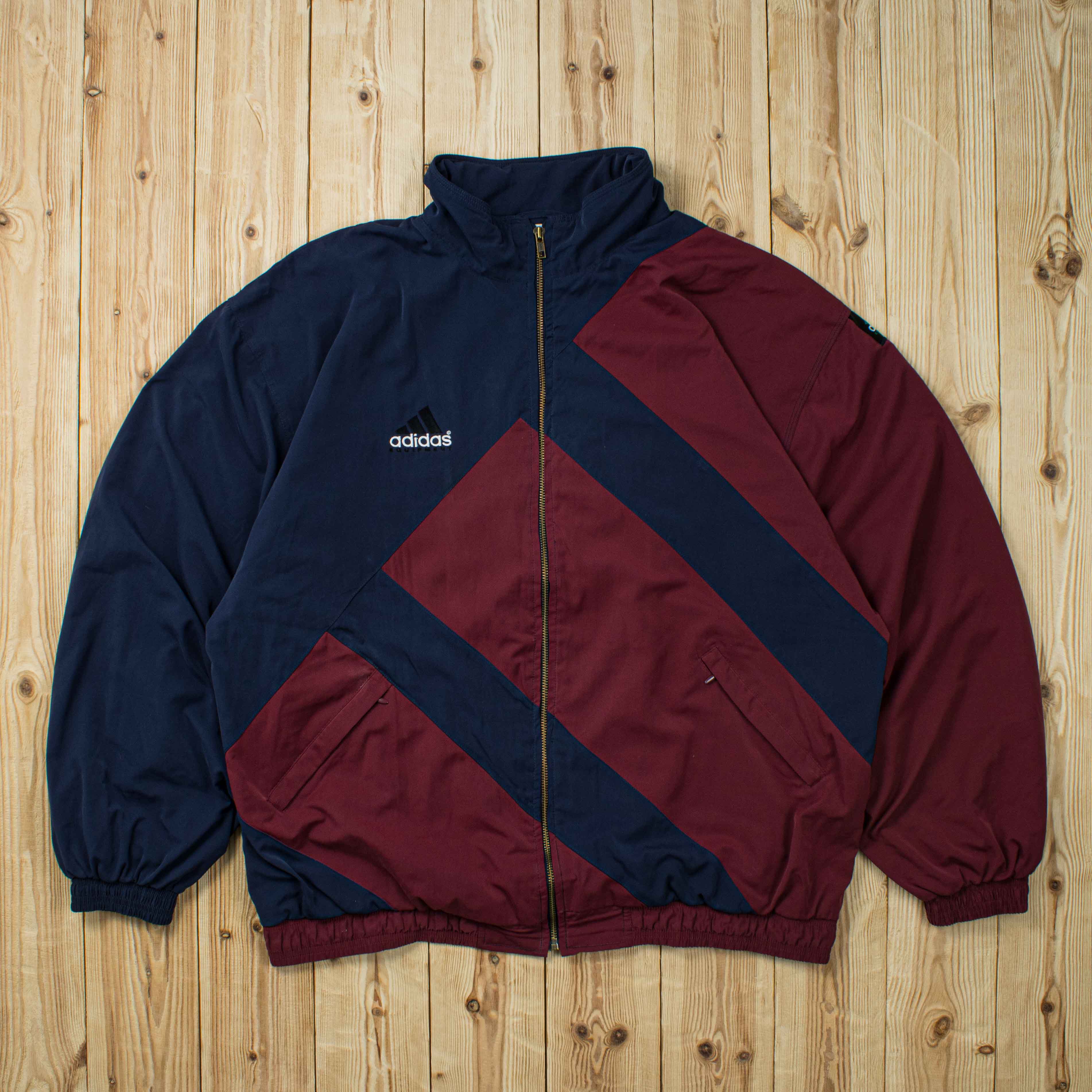 (XL) Vintage Adidas Equipment Embroidered Jacket