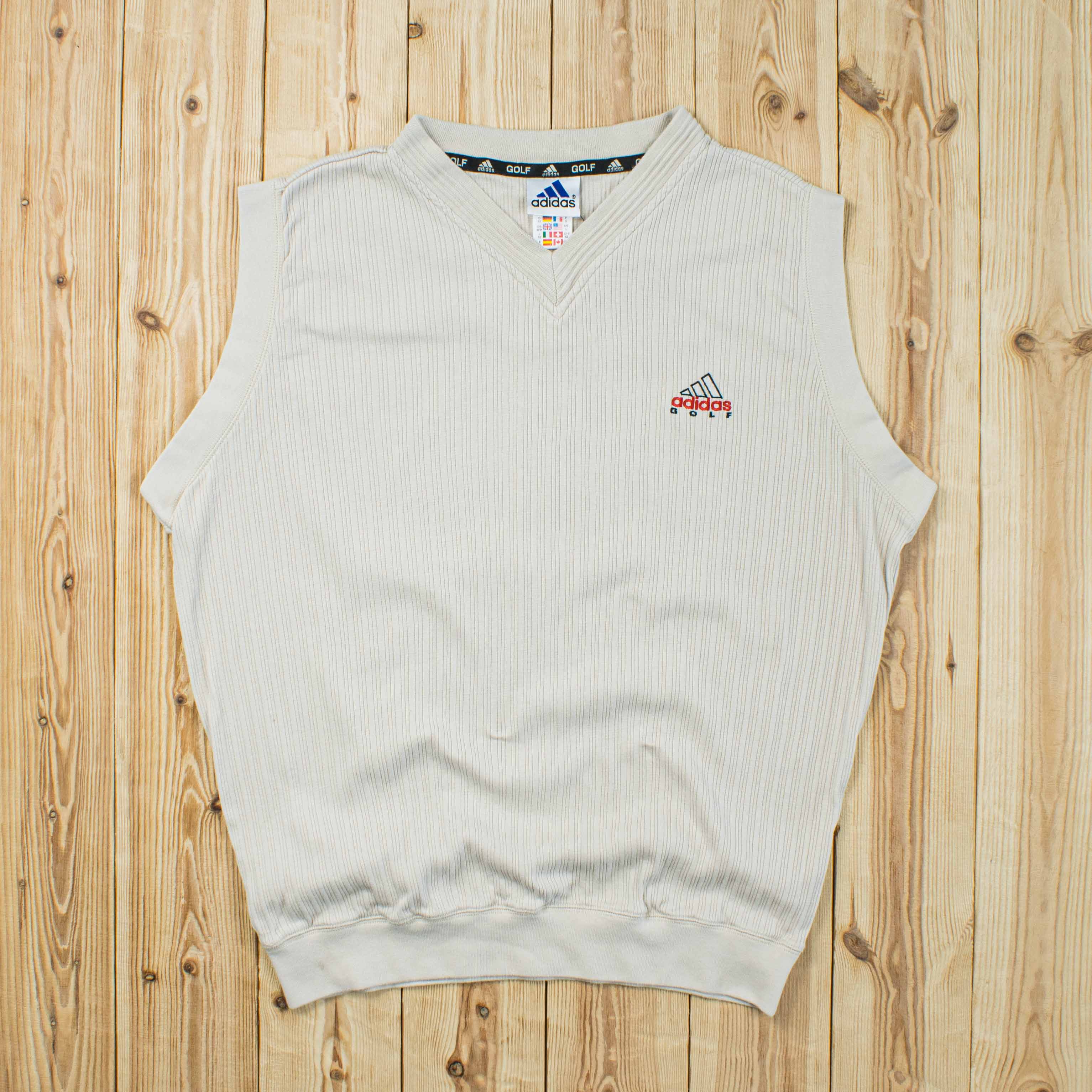 (L) Vintage Adidas Golf Essential Embroidered Vest
