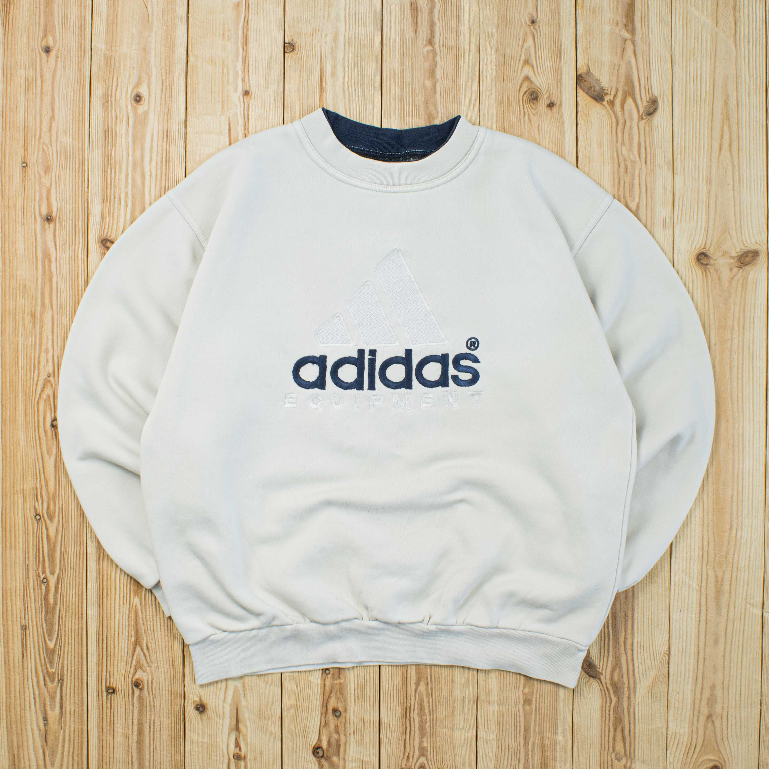 (M) Vintage Adidas Equipment Embroidered Sweatshirt