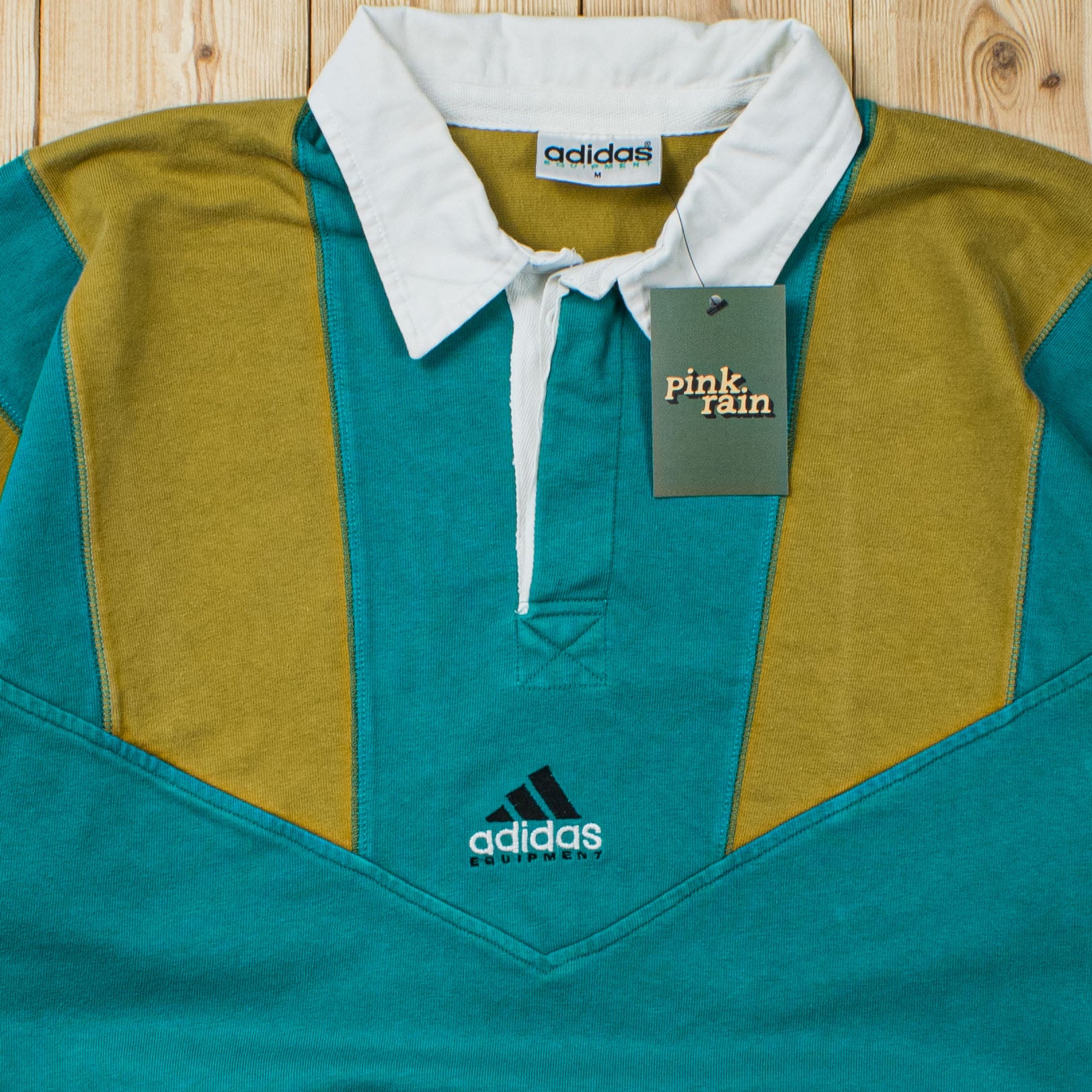(M) Vintage Adidas Equipment Embroidered Polo Shirt