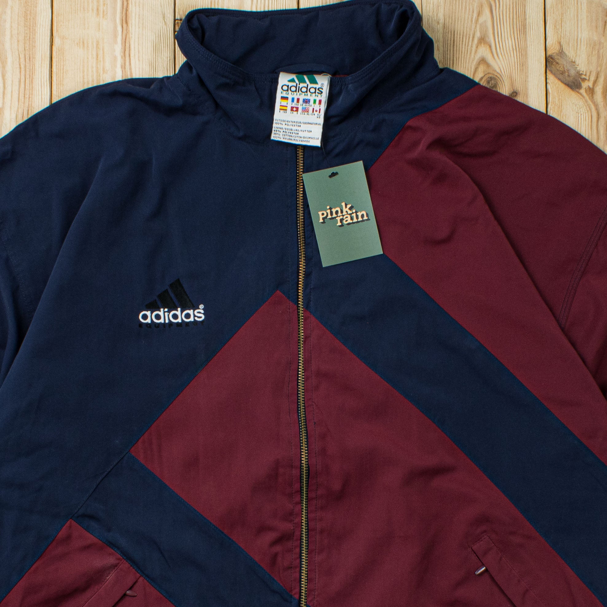 (XL) Vintage Adidas Equipment Embroidered Jacket