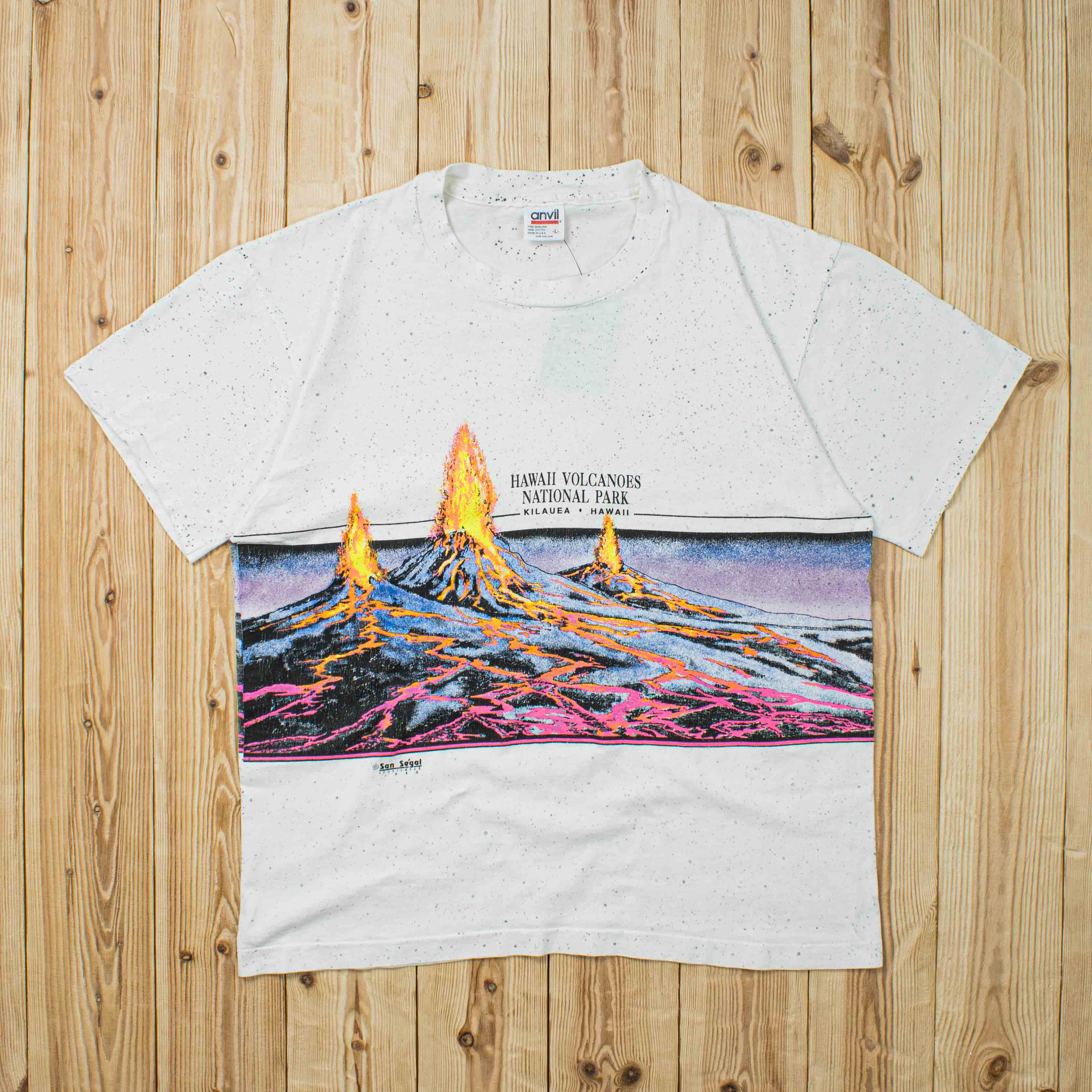 (M) 1990 Hawaii Volcanoes National Park T-Shirt