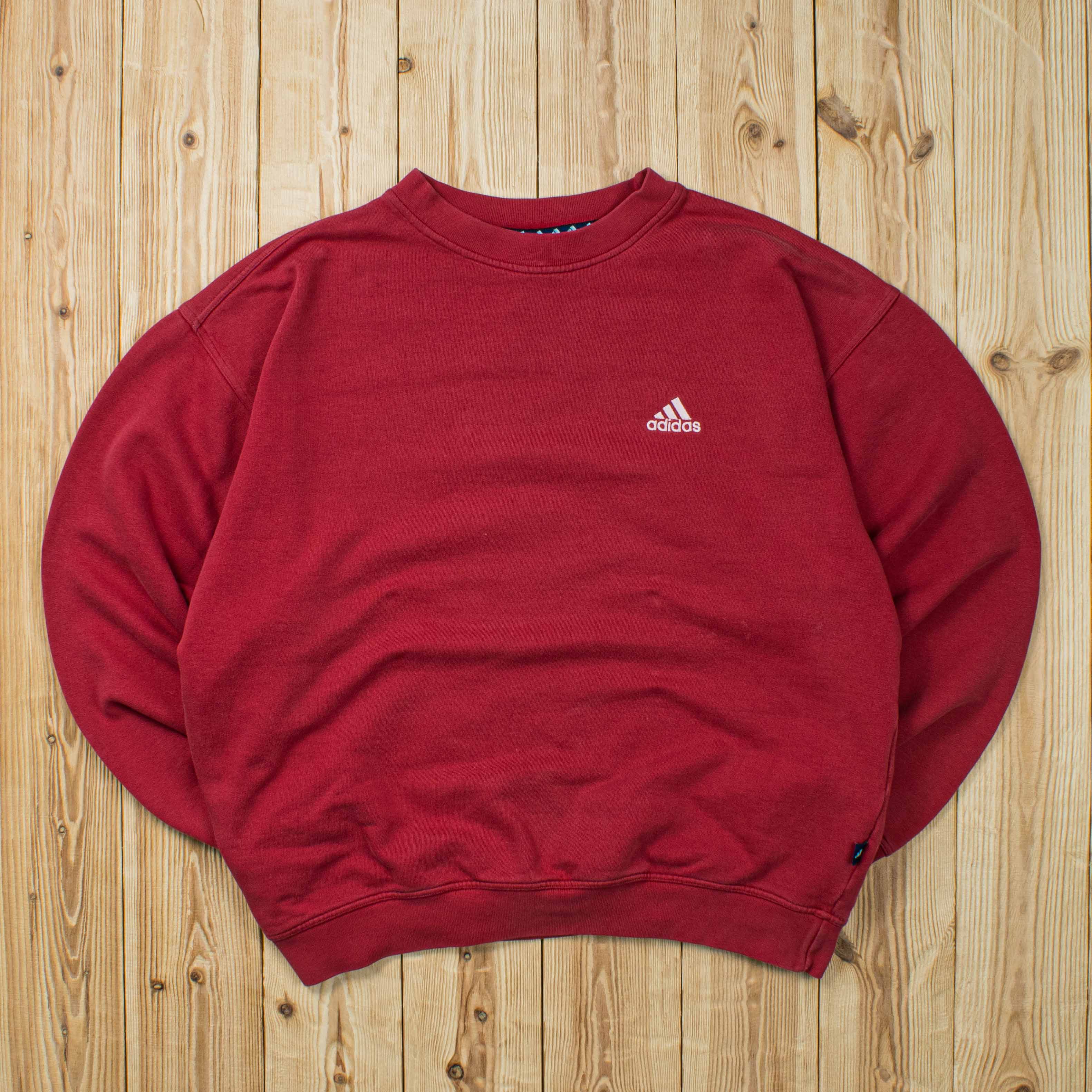 (L) Vintage Adidas Essential Embroidered Sweatshirt
